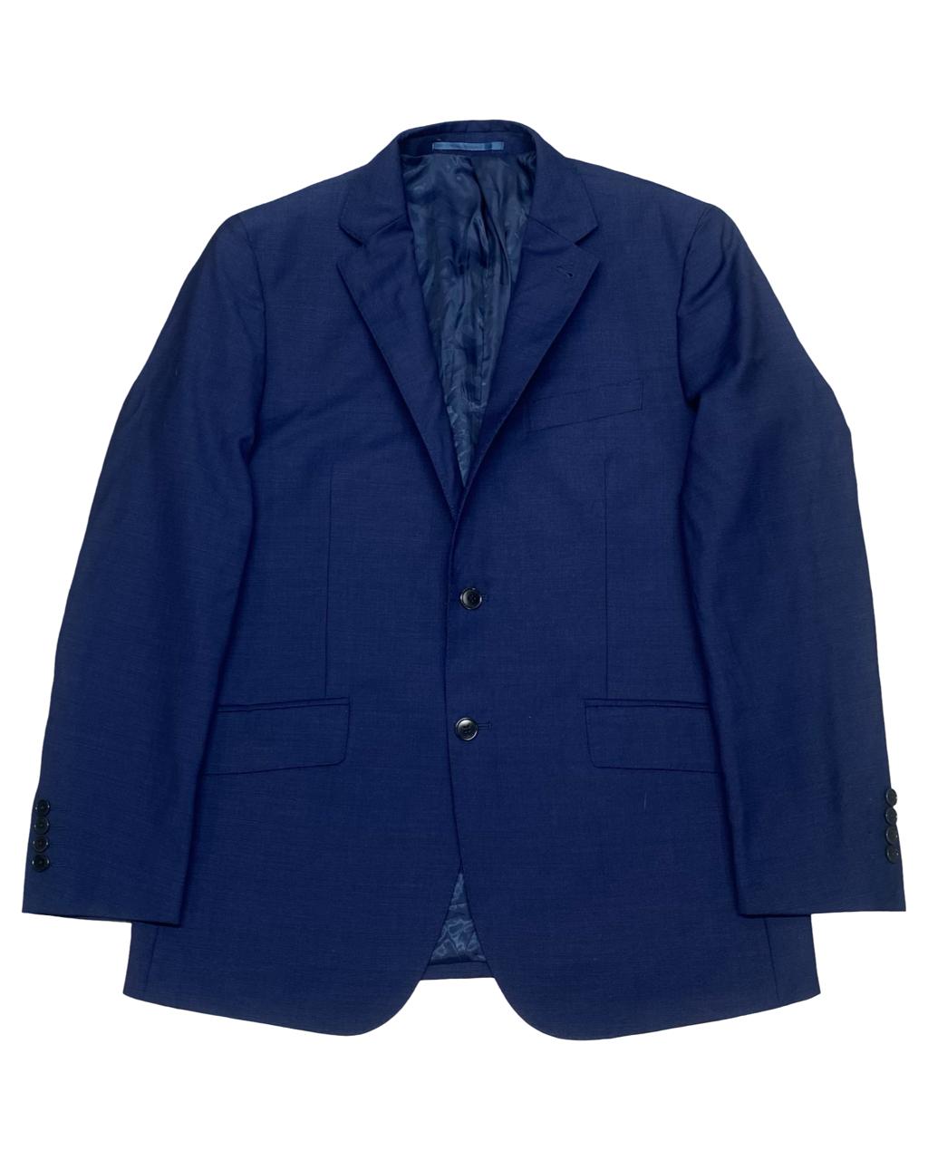 Cortefiel Tailored Fit Navy Blazer | Size Medium | Chest 21.5"