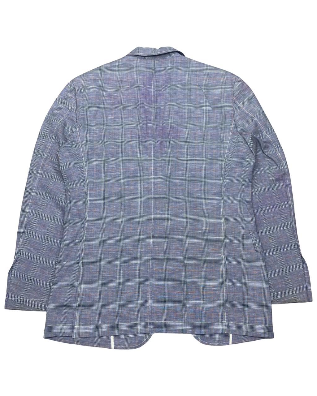 Louis Castel Blue Checked Blazer | Size Small | Chest 20”