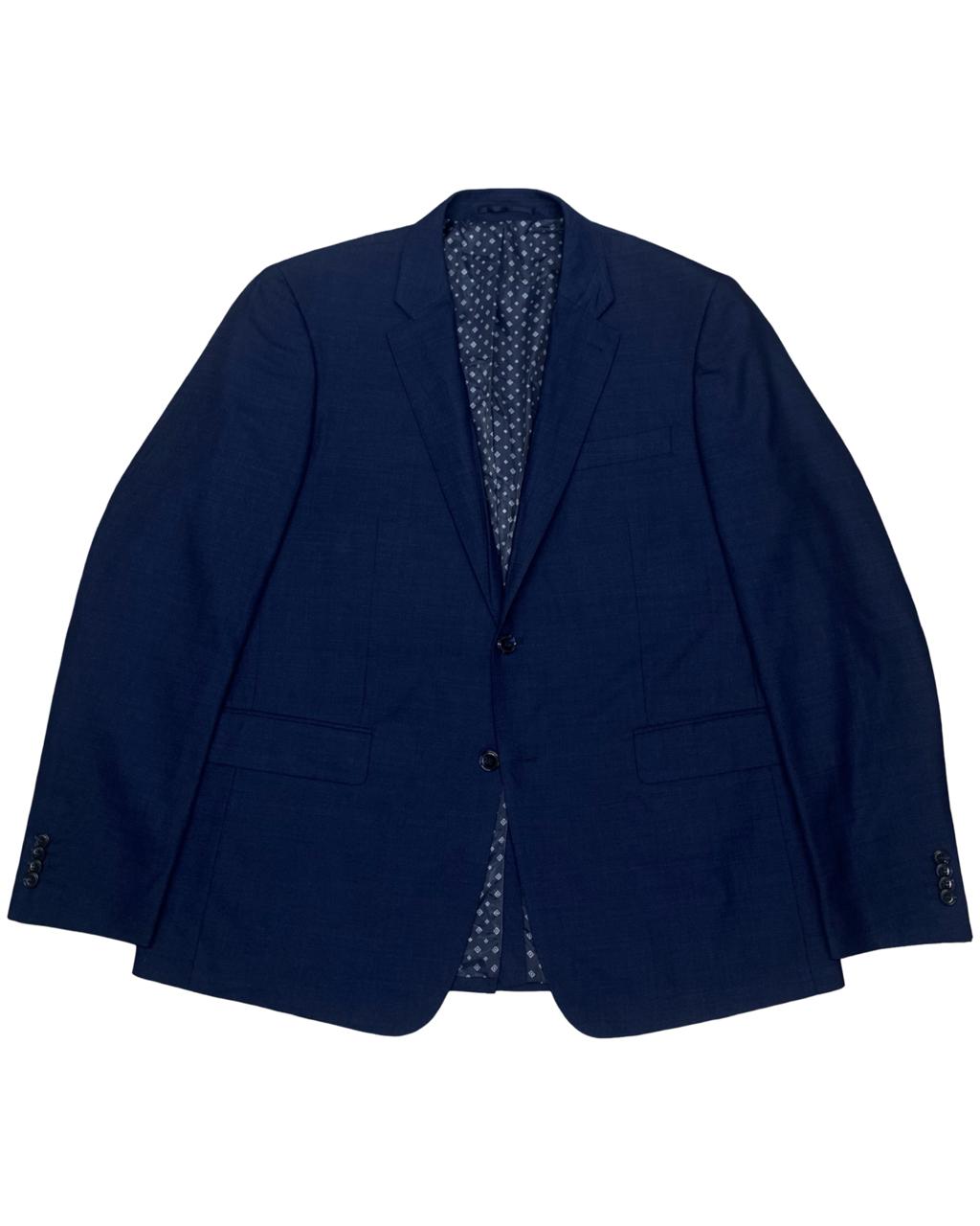 Walbusch Navy Wool Blazer | Size 56 | Chest 24.5”