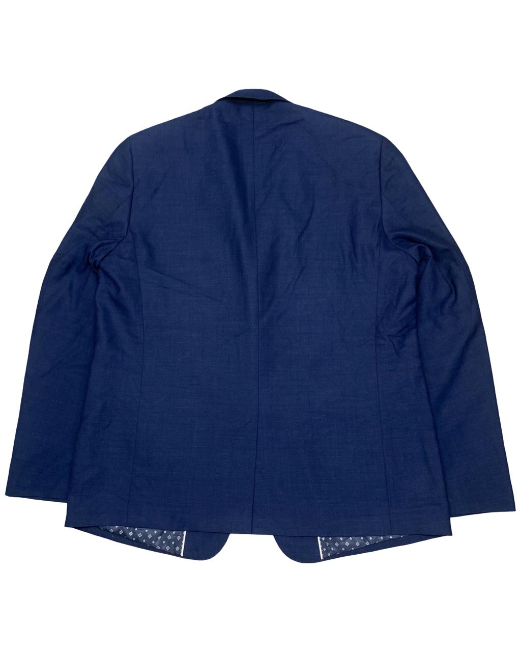 Walbusch Navy Wool Blazer | Size 56 | Chest 24.5”