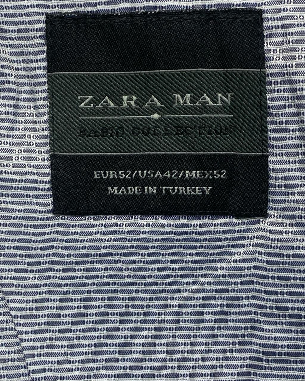 Zara Man Grey Blazer | Size 52 (Medium) | Chest 21”