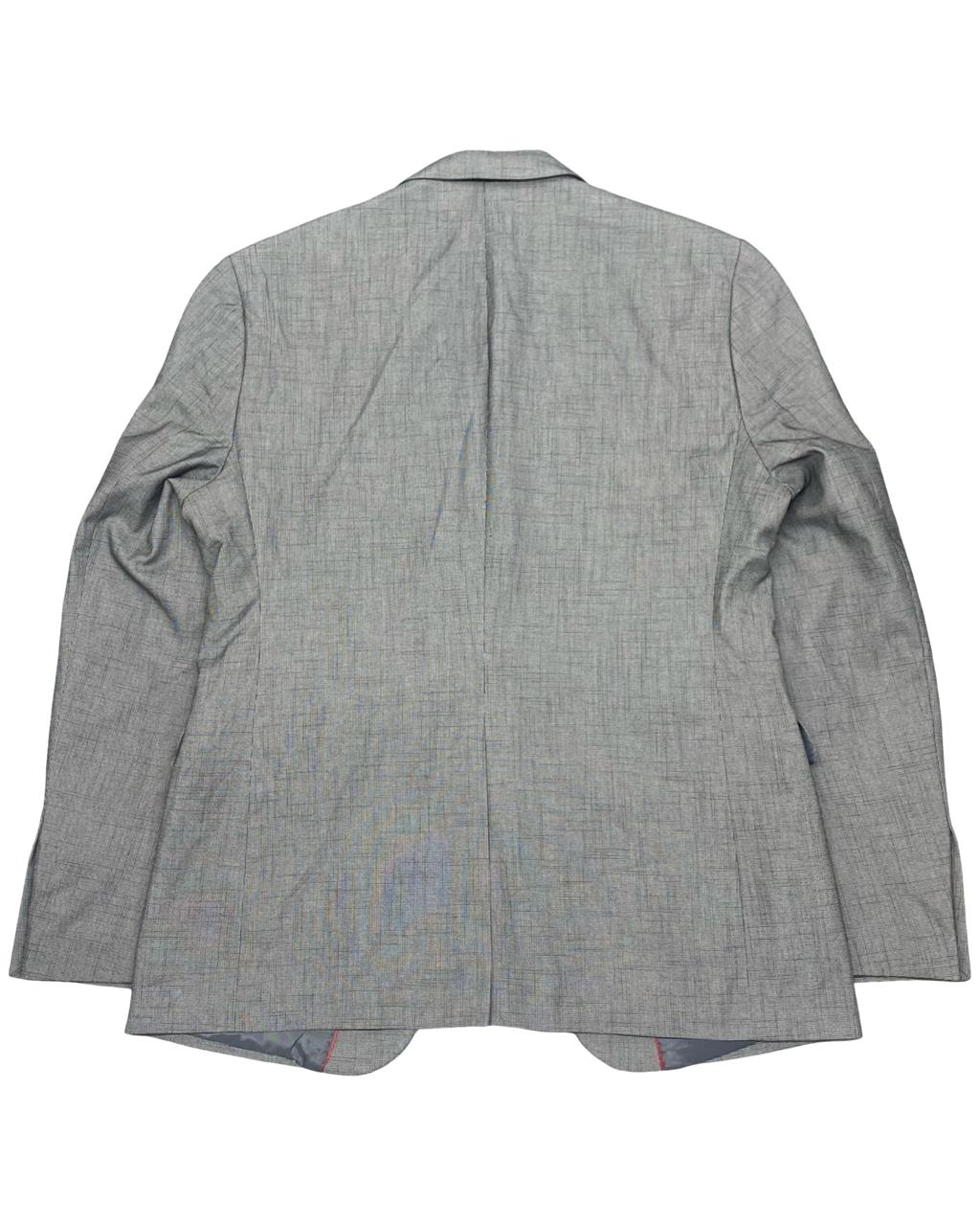 Inter Klas by Safari Light Grey Textured Blazer | Size Medium | Chest 21"