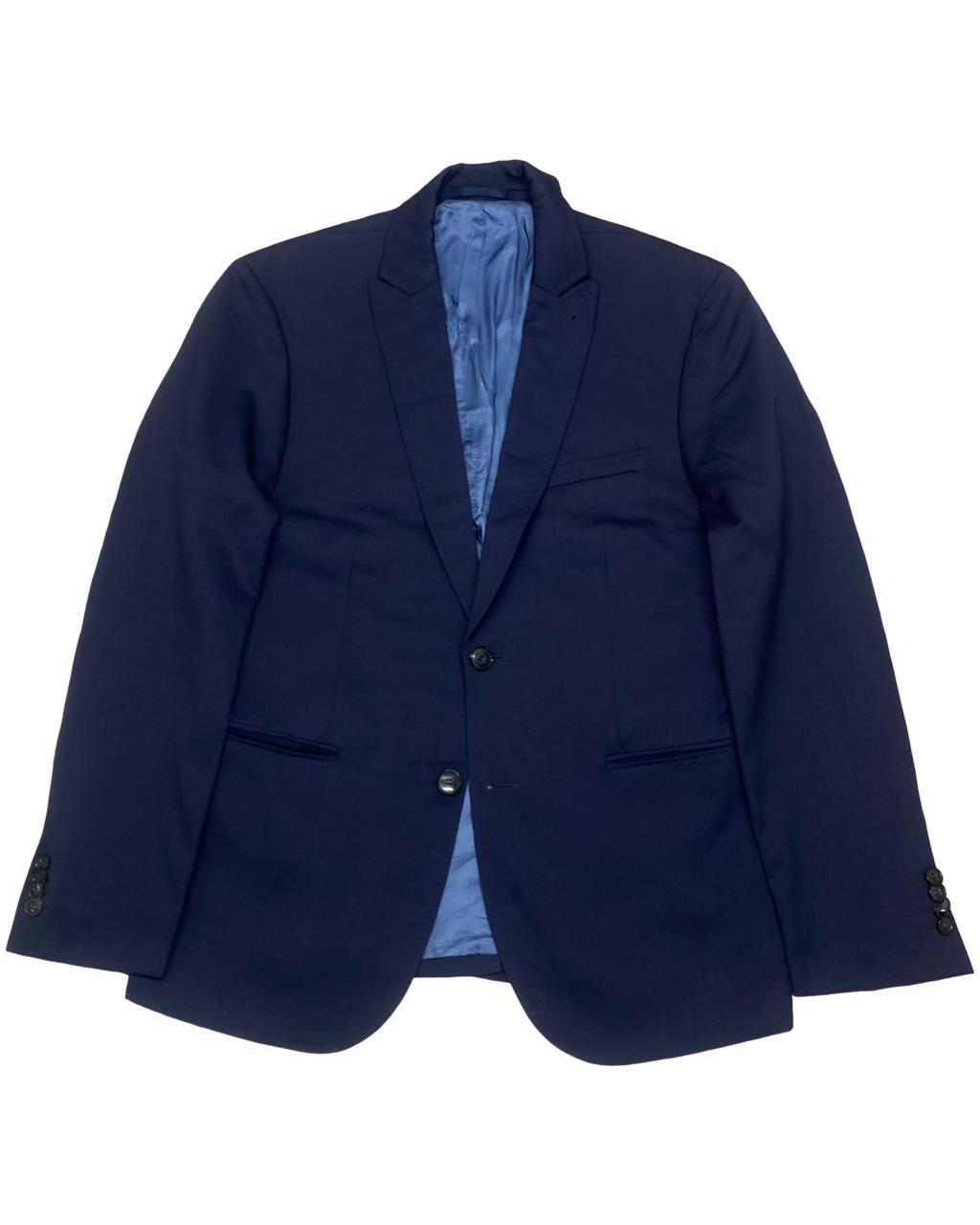 Bytom Navy Wool Blazer w/ Tollegno 1900 Fabric | Size Small | Chest 19"