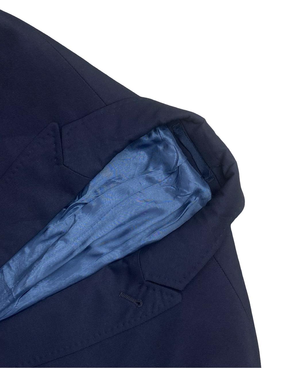 Bytom Navy Wool Blazer w/ Tollegno 1900 Fabric | Size Small | Chest 19"