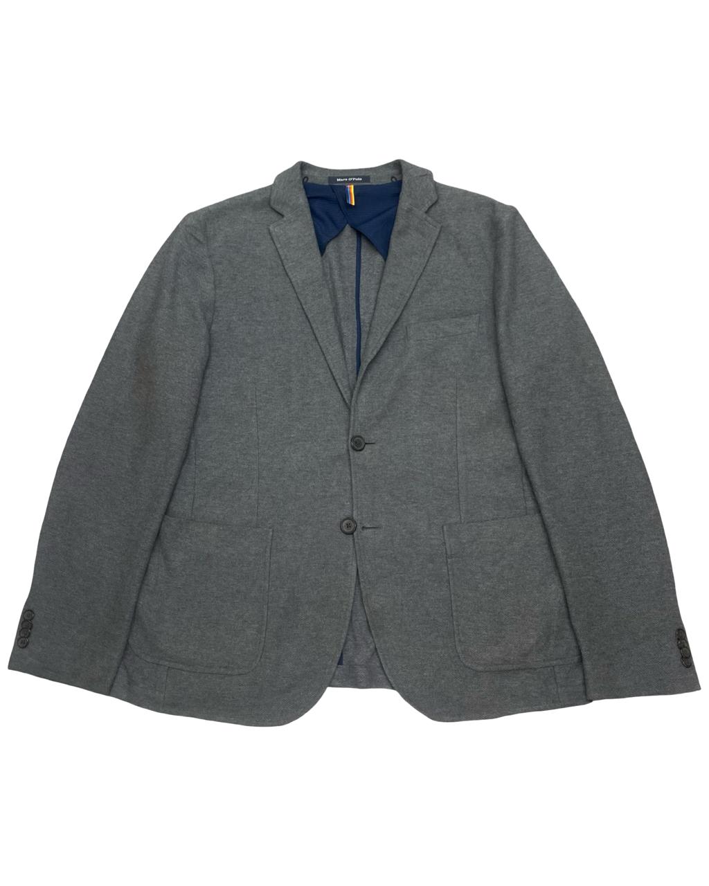 Marc O’Polo Grey Knit Jersey Blazer | Size 54 (Large) | Chest 23.5"