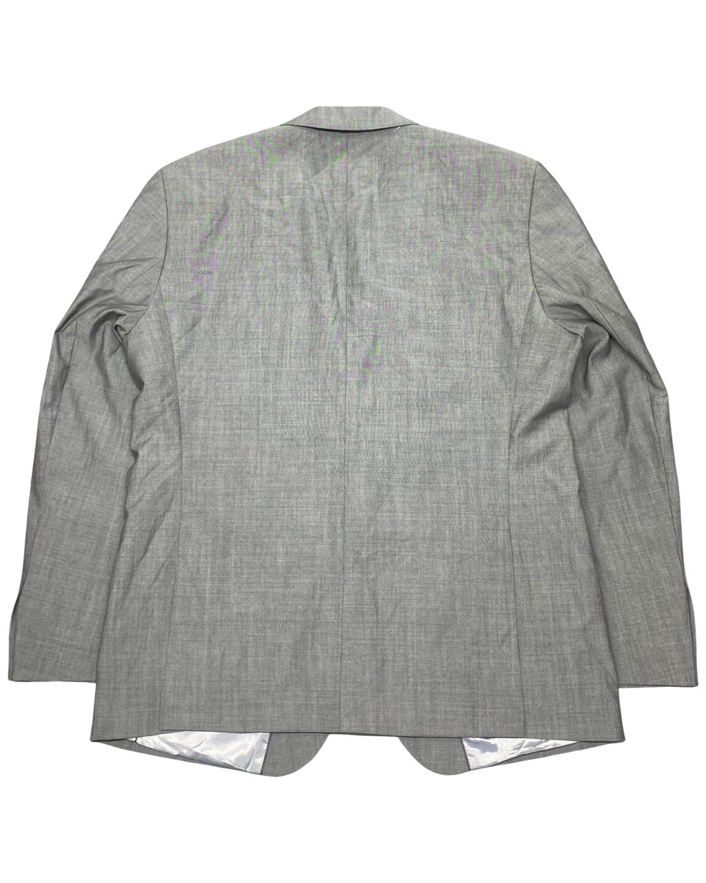 Zara Man Wool & Mohair Grey Blazer | Size Large | Chest 23.5”