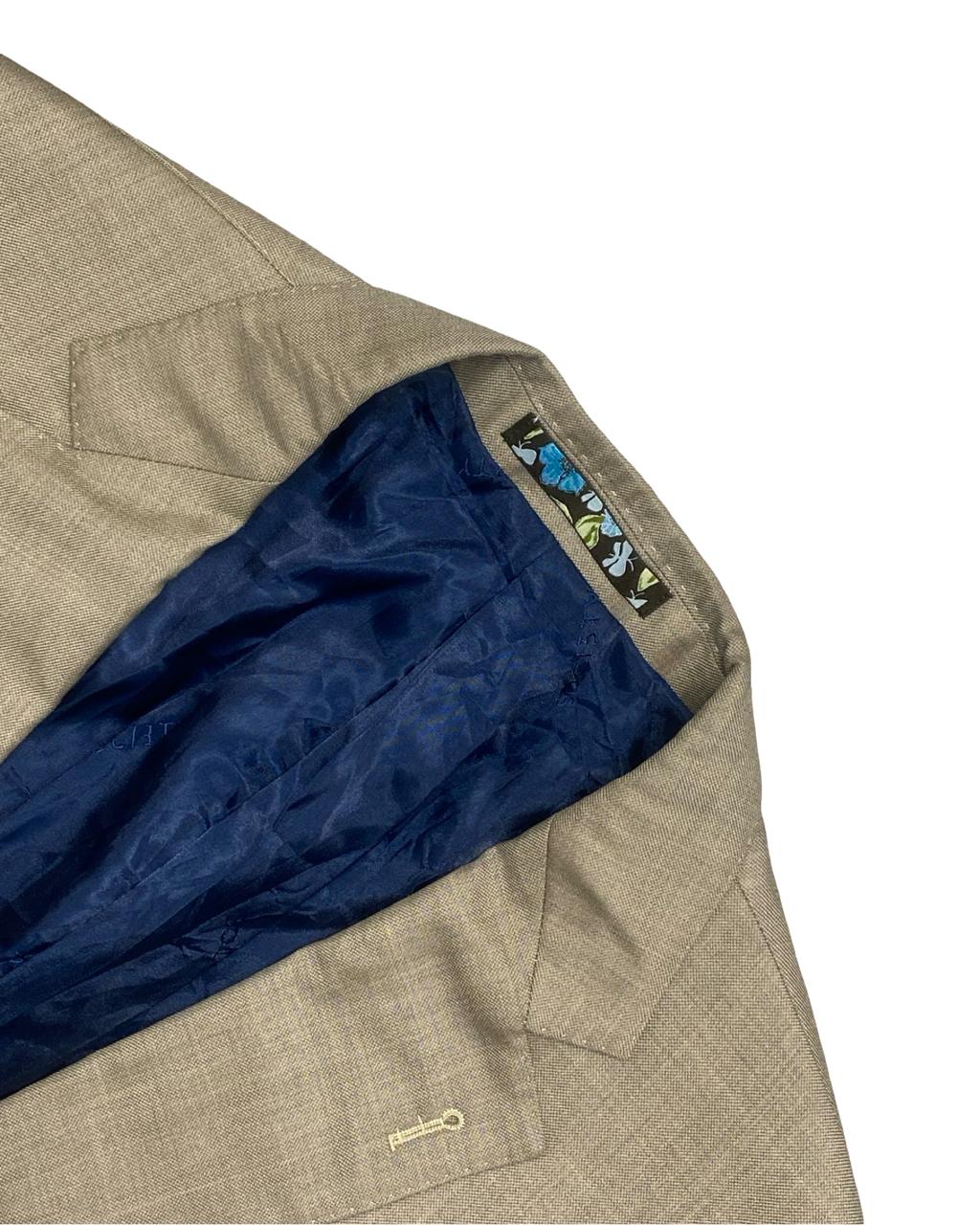 The Society Shop Beige British Classics Blazer | Size Medium | Chest 21.5”