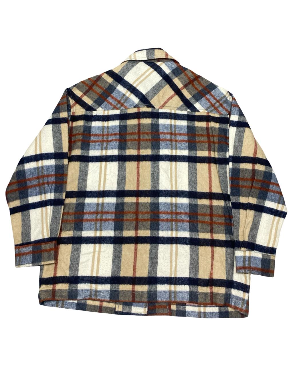 ZARA Multicolor Plaid Overshirt | Size Large| Chest 23.5”