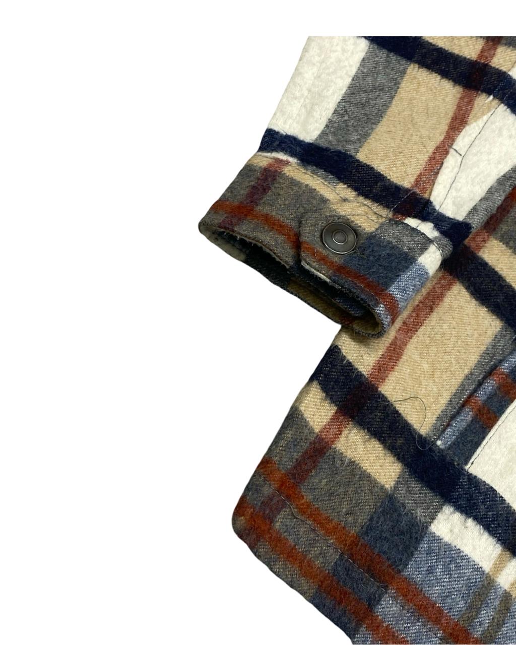 ZARA Multicolor Plaid Overshirt | Size Large| Chest 23.5”