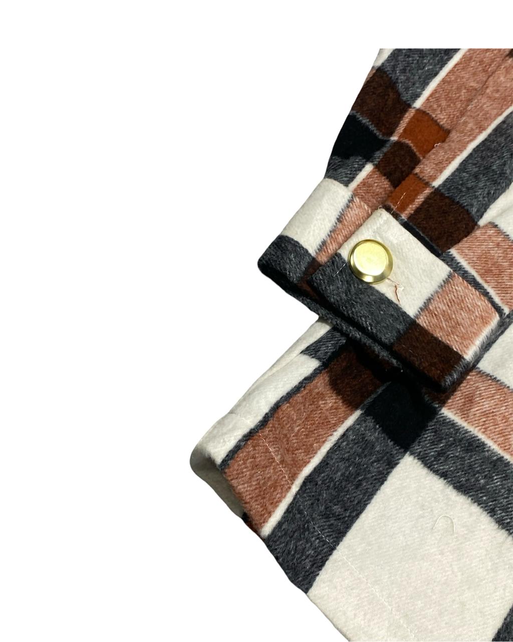 Axcent Multicolor Plaid Jacket | Size Large | Chest 23.5”