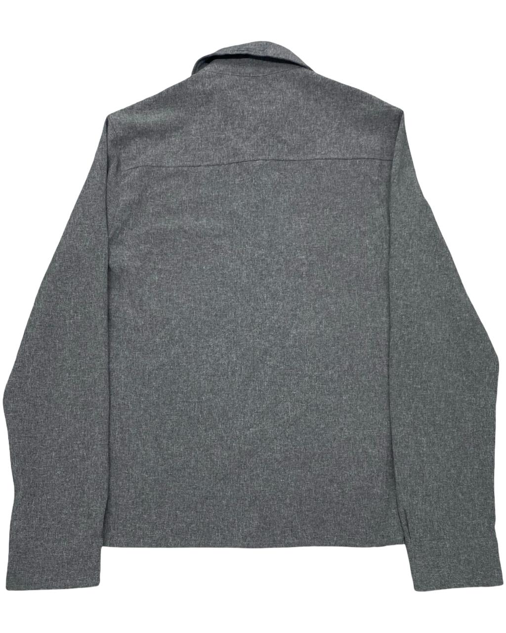 ZARA Grey Zip-Up Lightweight Jacket | Size Small| Chest 19.5”