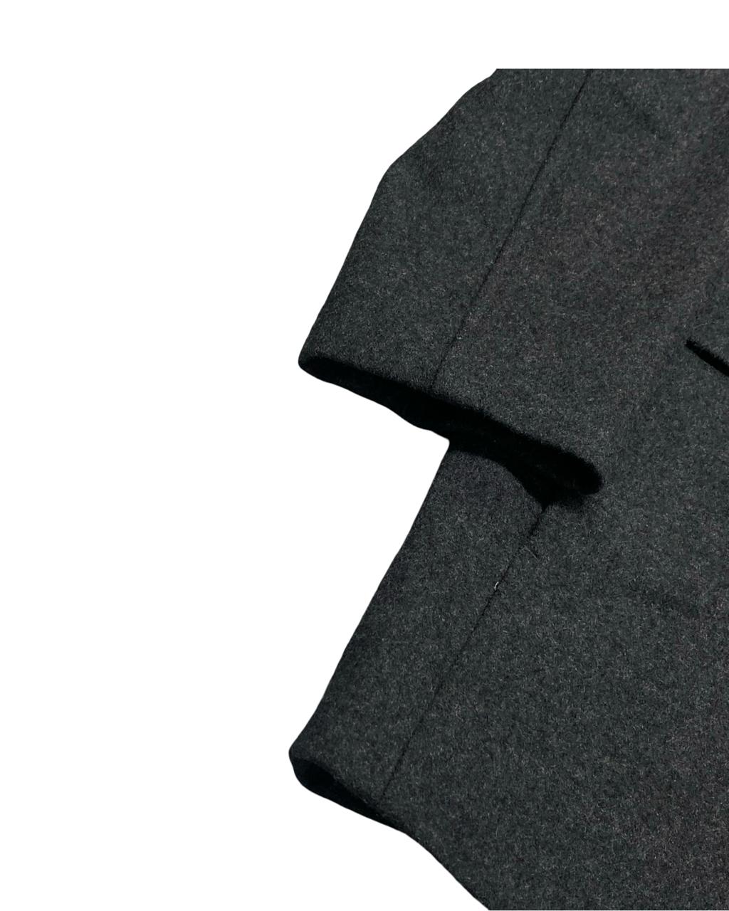 Calvin Klein Charcoal Wool-Blend Overcoat | Size Medium | Chest 22”