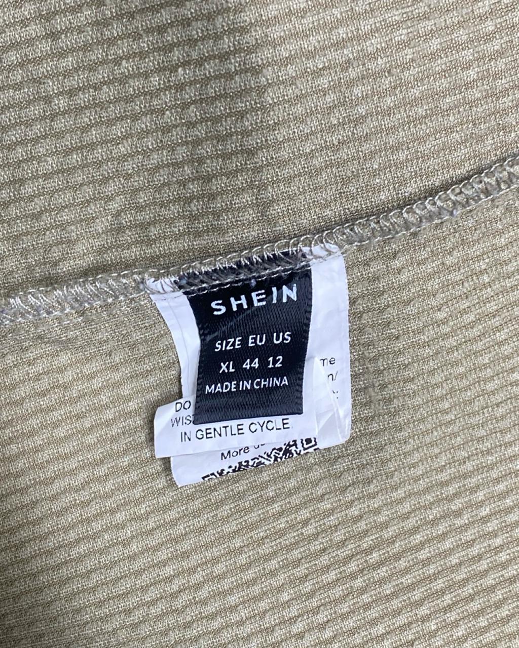 SHEIN Olive Green Overshirt | Size Large | Chest 24.5”