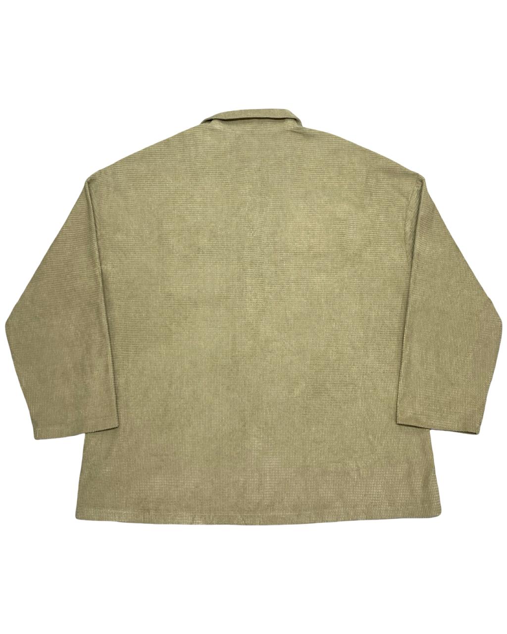 SHEIN Olive Green Overshirt | Size Large | Chest 24.5”