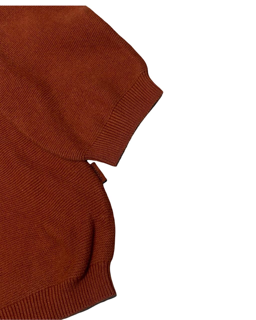 IZOD Rust Cotton Sweater | Size Medium | Chest 22.5”