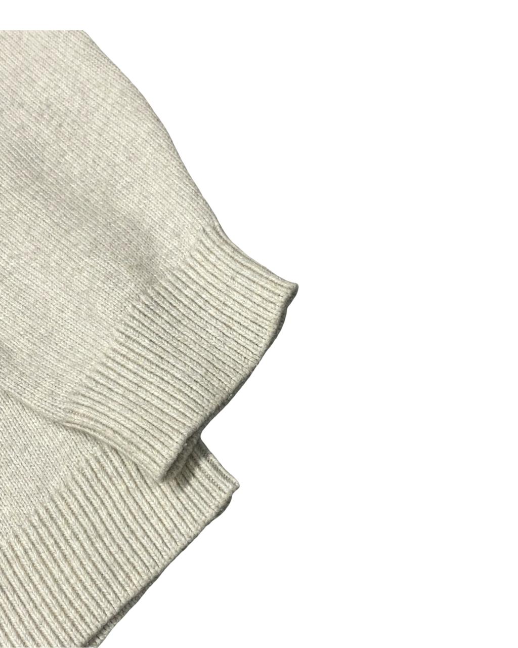 Nautica Cream Cable Knit 1/4 Zip Sweater | Size XL | Chest 25.5”