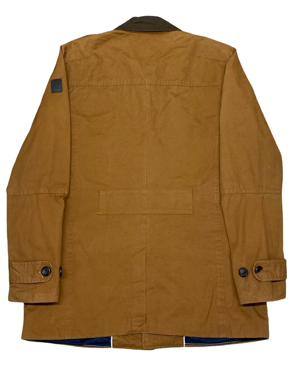 Pull&Bear Brown Button-Up Field Jacket | Size Medium | Chest 21.5”