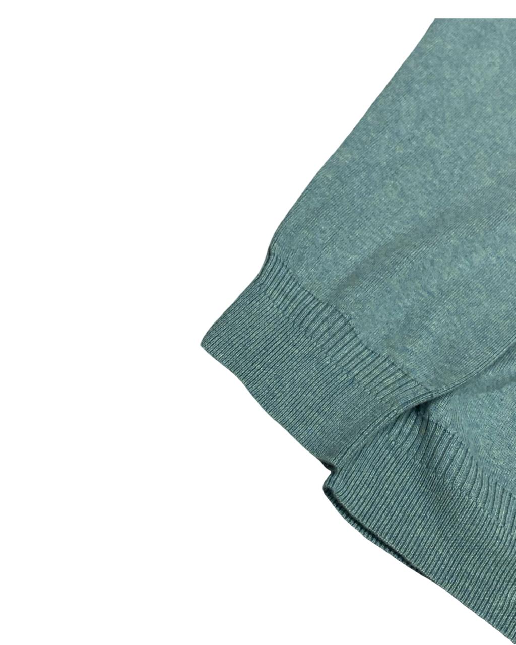 CK Calvin Klein Teal V-Neck Sweater | Size Large | Chest 25”