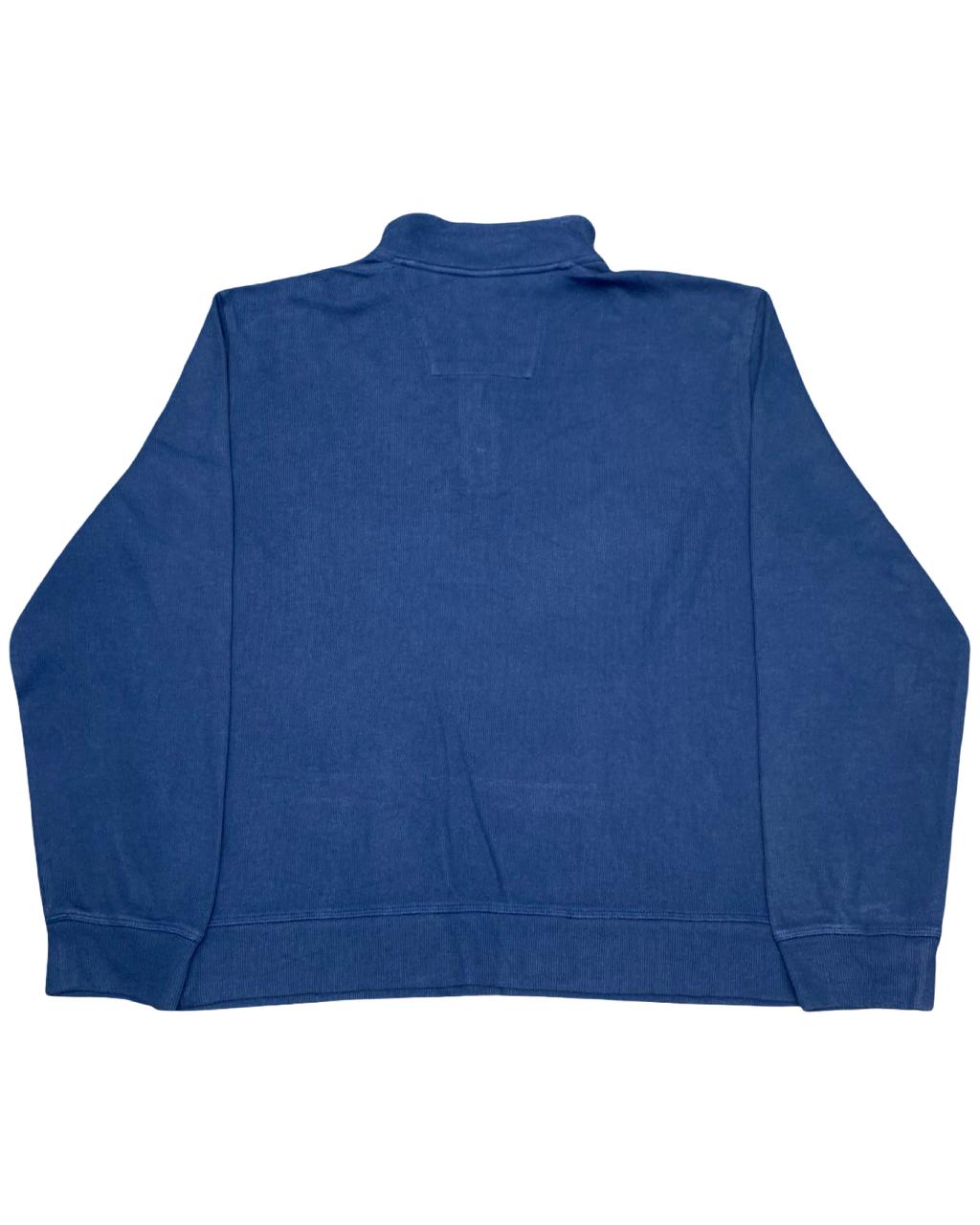 NAUTICA Blue Quarter-Zip Pullover Sweatshirt | Size XL | Chest 25.5”