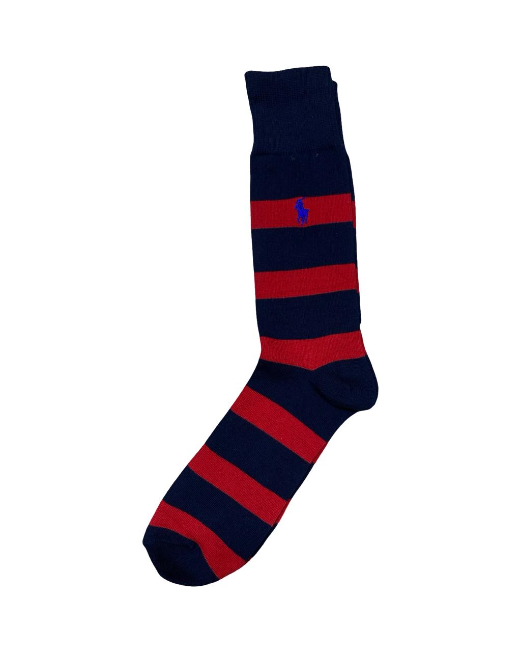 Ralph Lauren 3-Pair Striped & Polo Bear Socks Set – Multi | Factory Leftovers
