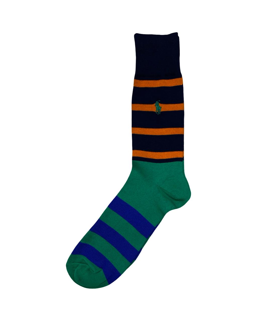 Ralph Lauren 3-Pair Color Stripe & Dot Socks Set – Multi | Factory Leftovers