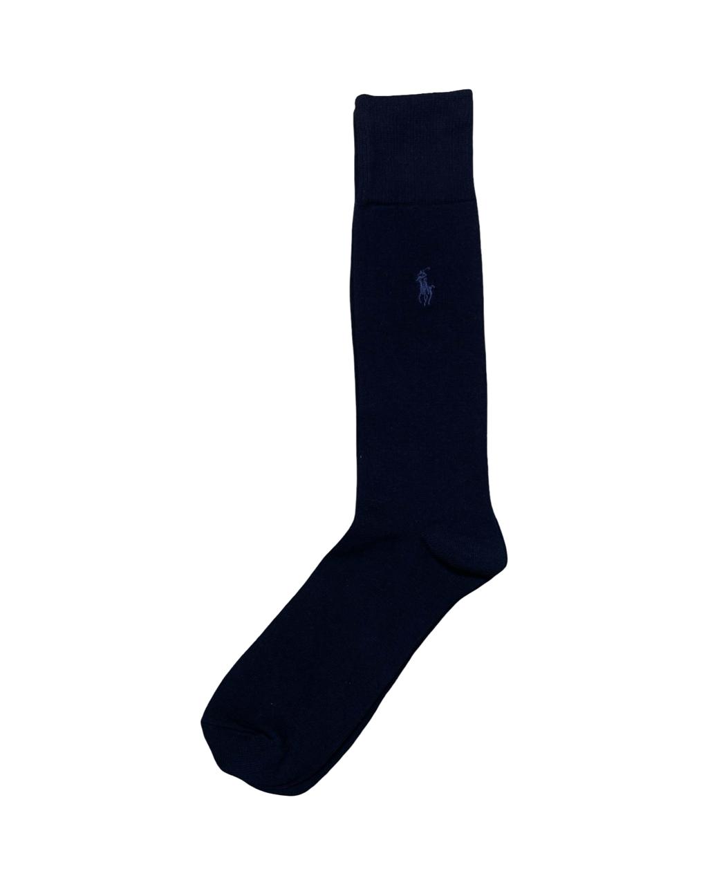 Ralph Lauren 3-Pair Navy Classics Socks Set – Stripe, Solid & Argyle | Factory Leftovers