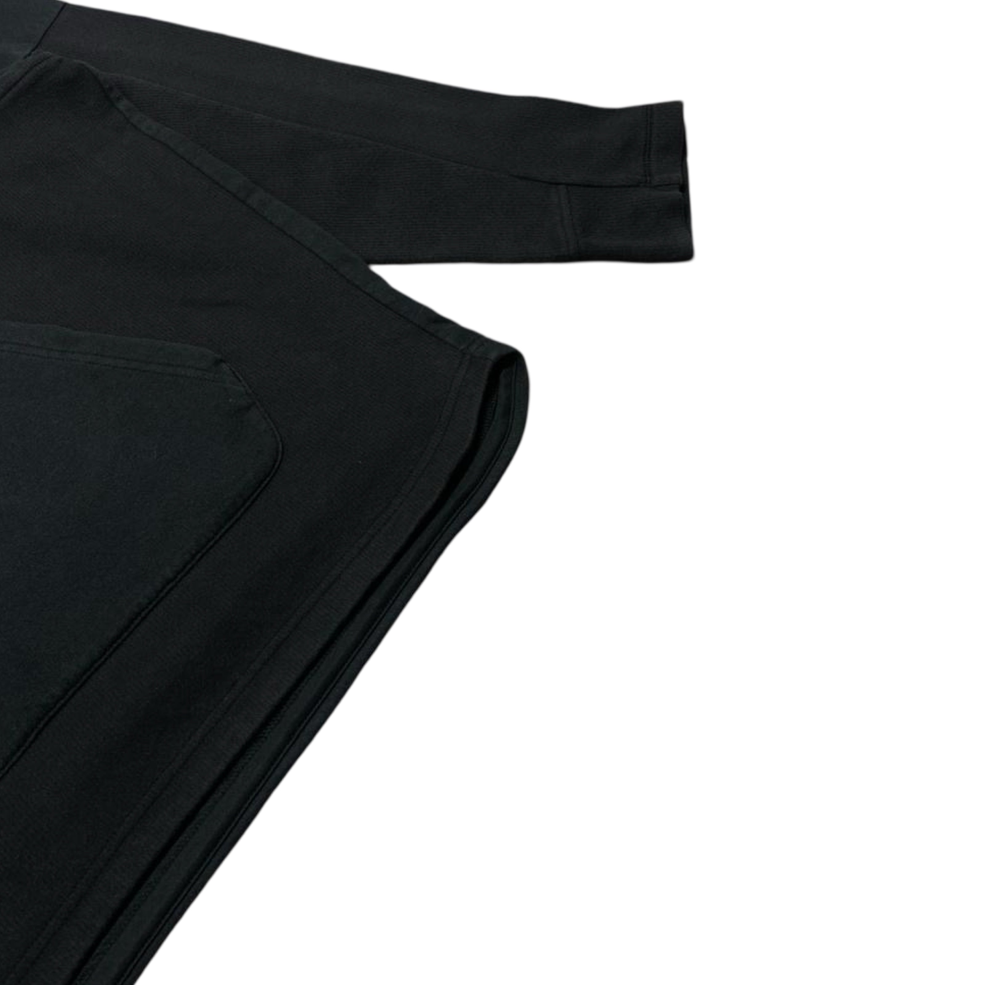 Adidas Black Hoodie with Half-Zip and Front Pocket | Medium