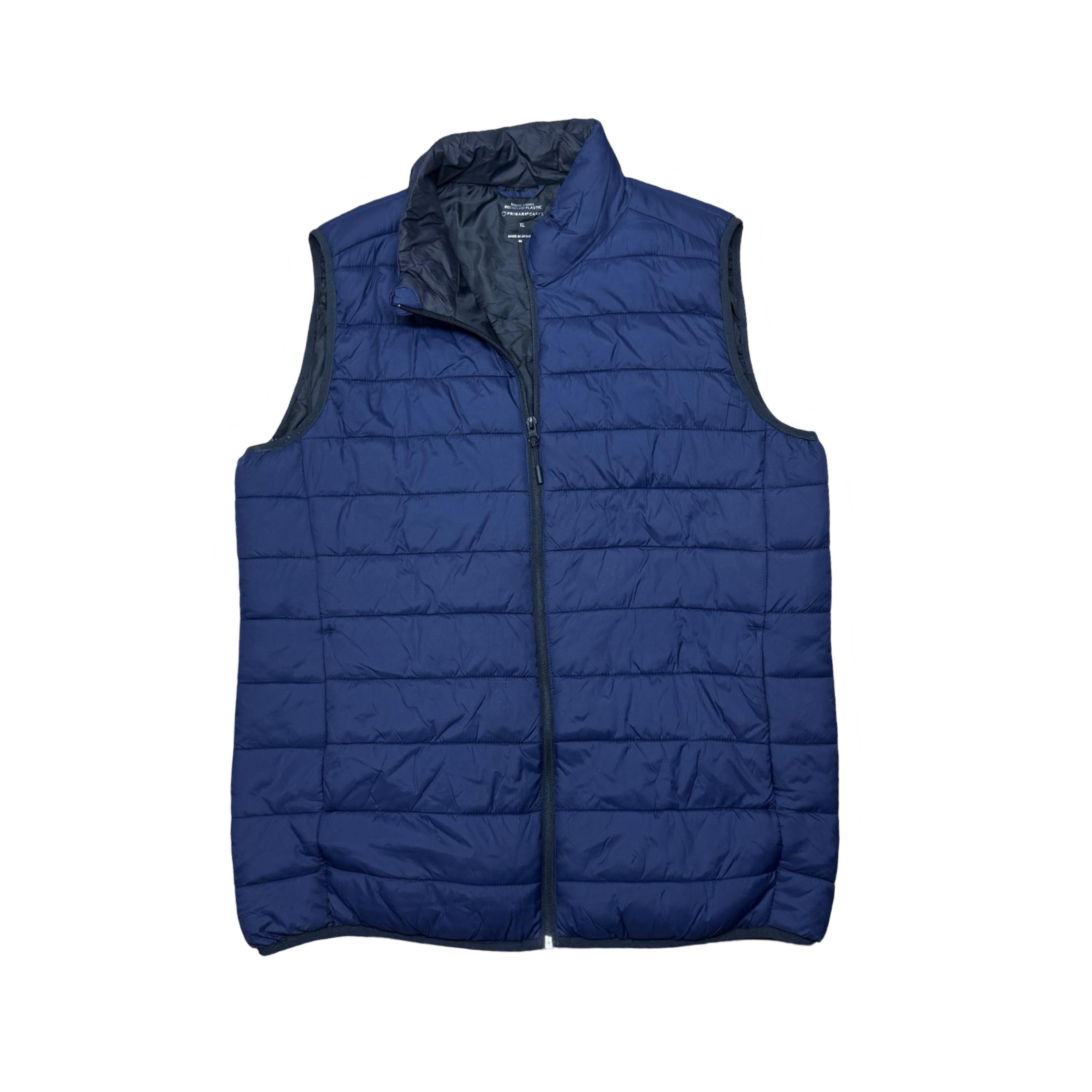Primark Blue Puffer Vest | Large