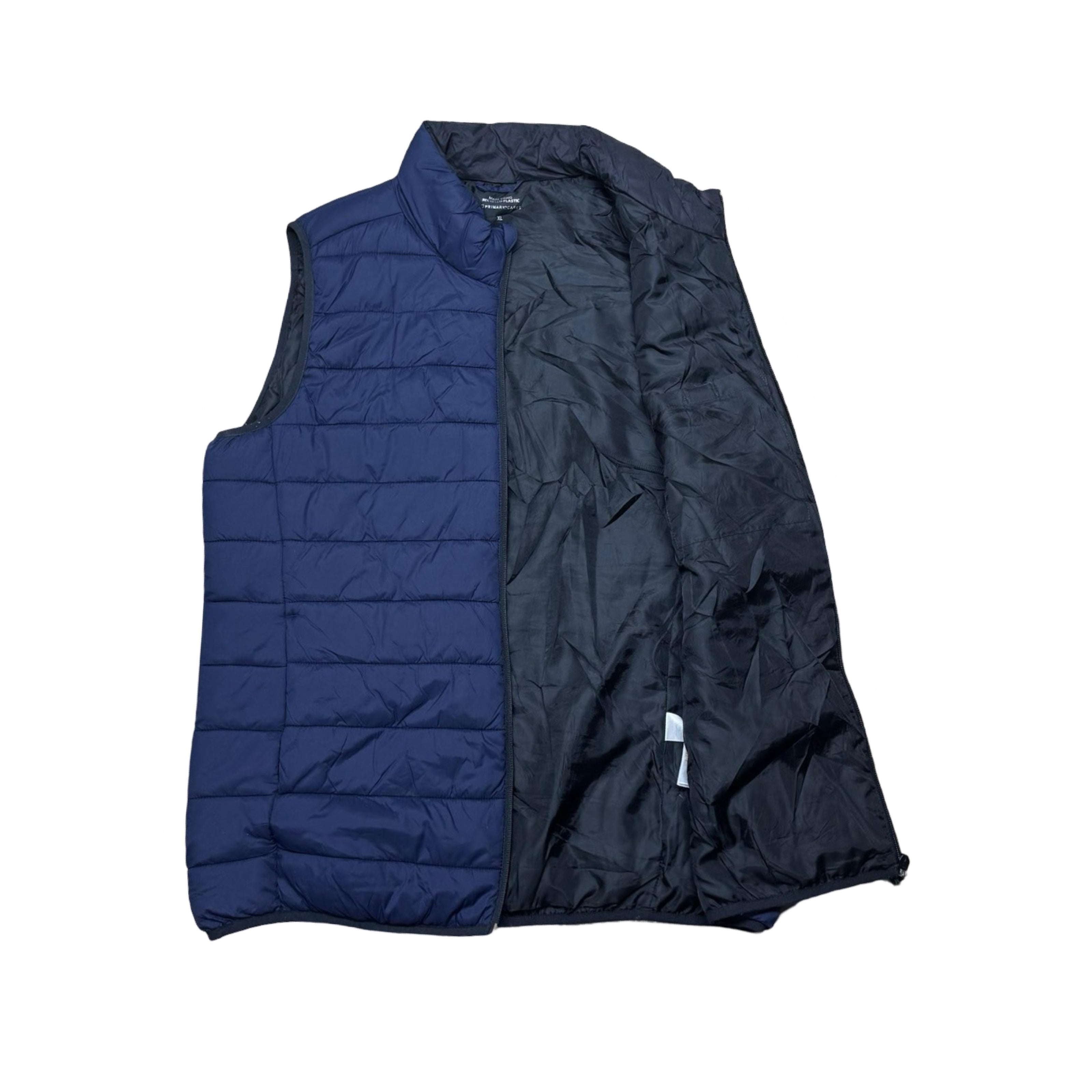 Primark Blue Puffer Vest | Large