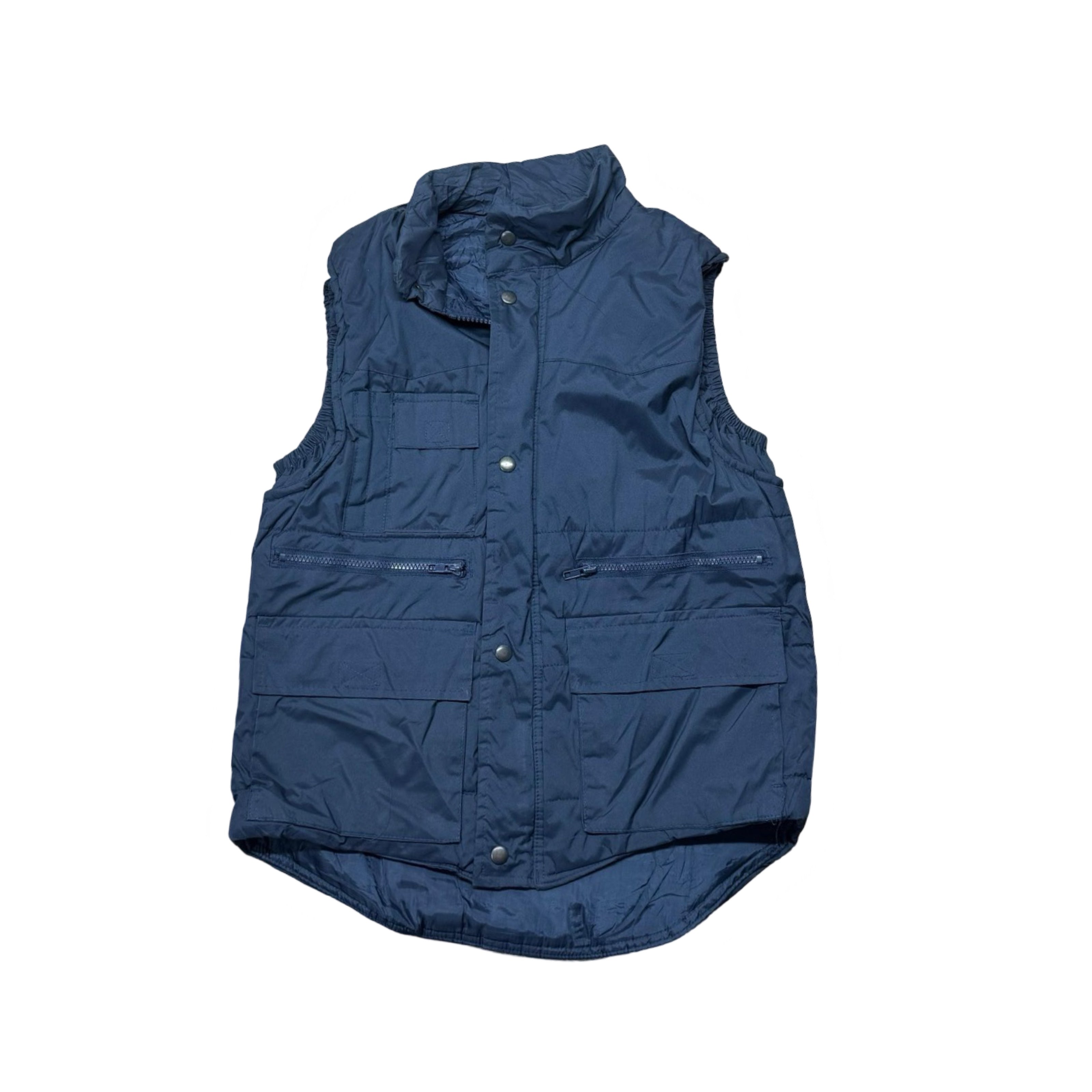 ST Workwear Blue Puffer Vest | Small
