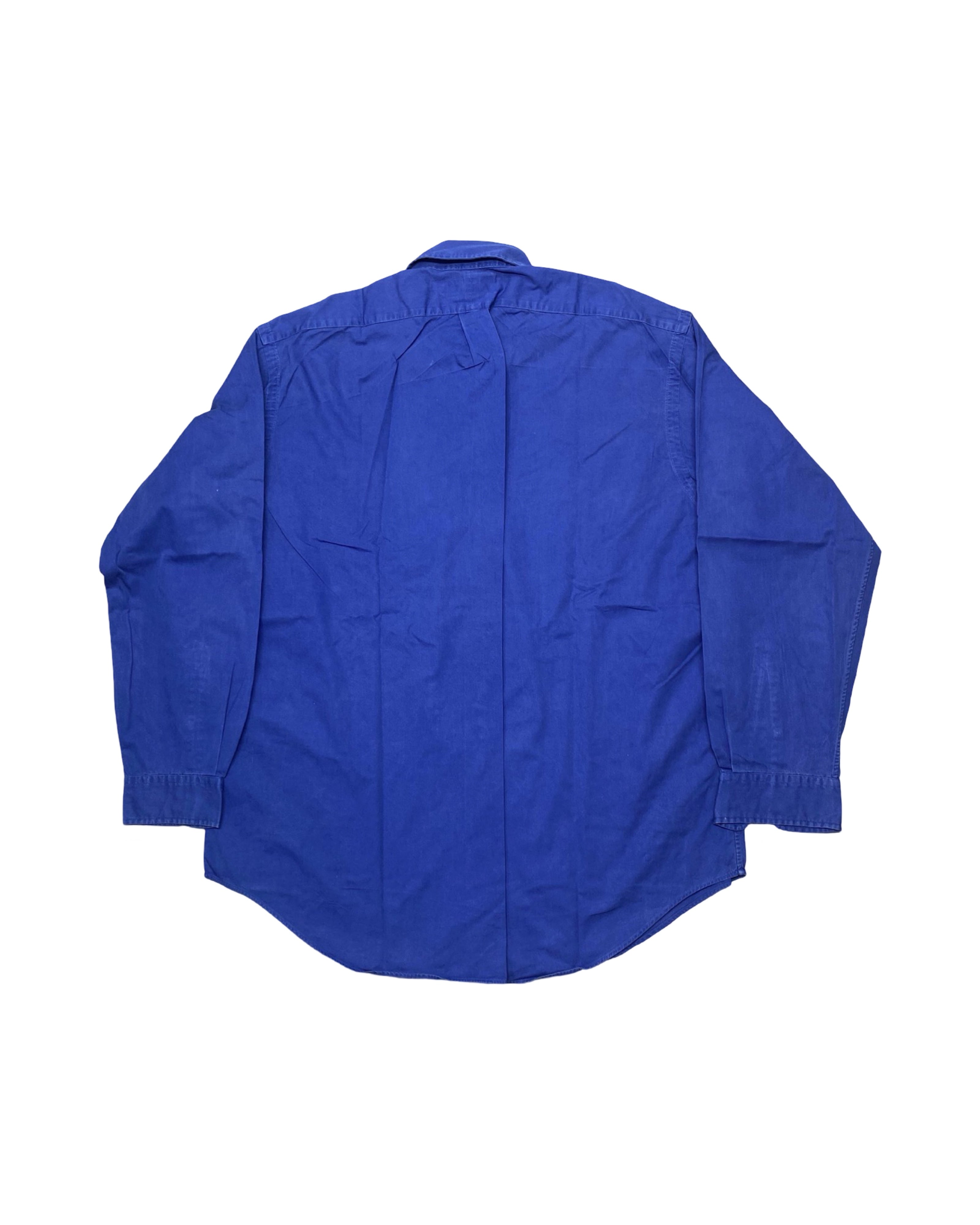 Polo Ralph Lauren Royal Blue Button-Up Shirt | Size XXL | Chest 29”