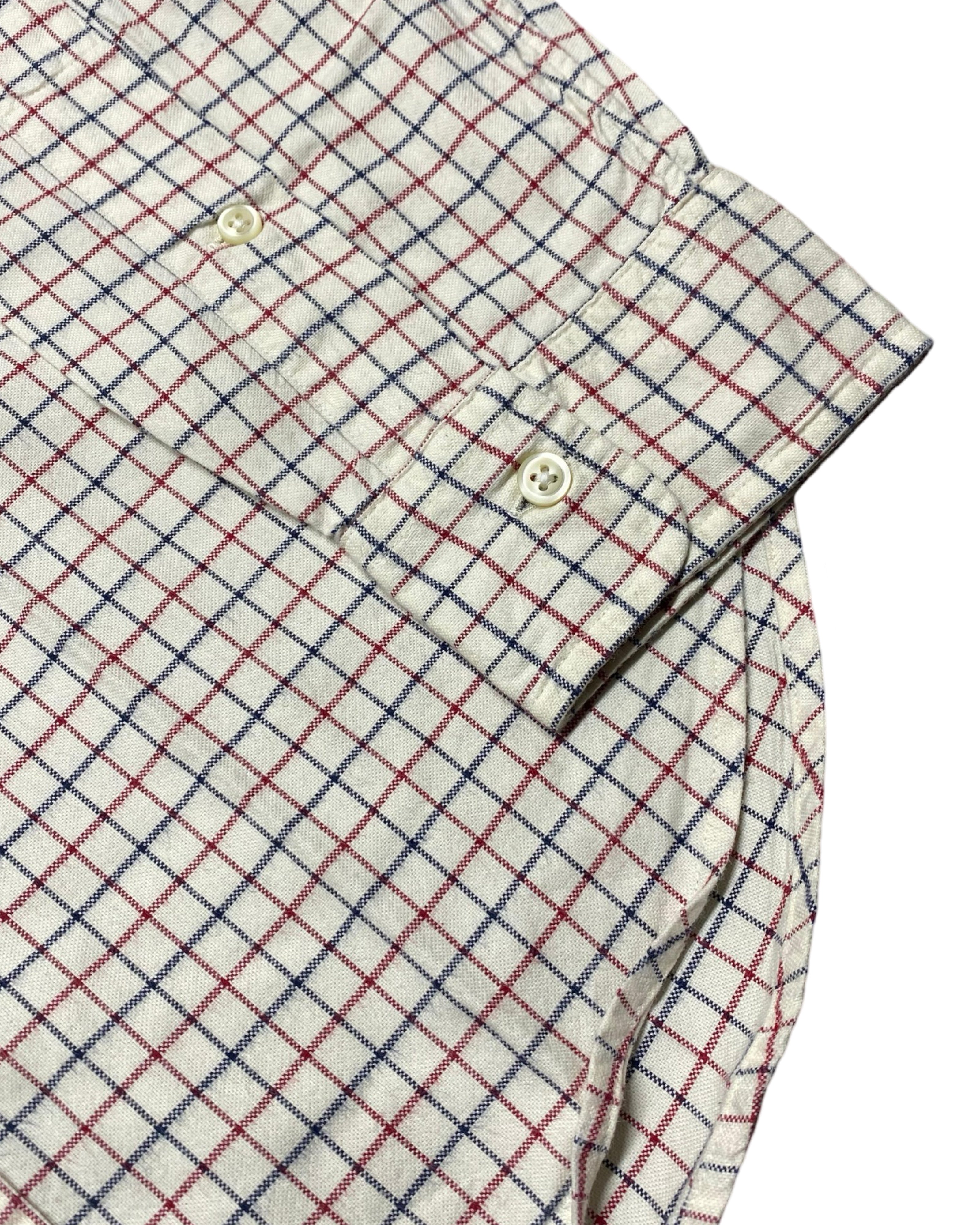 Polo Ralph Lauren Checkered Button-Up Shirt | Size Medium | Chest 21”
