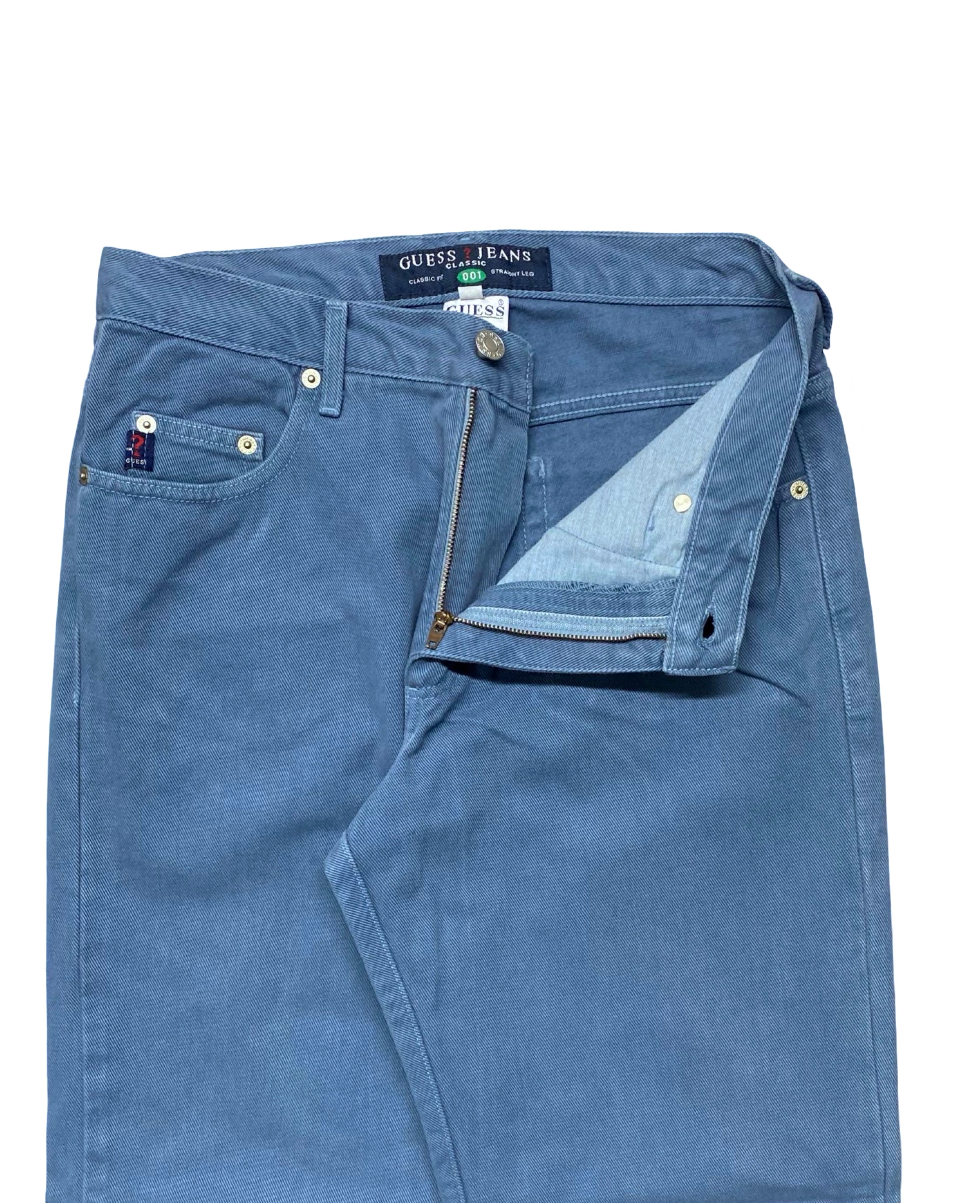 Guess Jeans USA Classic Fit – Mid Blue Vintage Wash | Waist 30” | Length 41.5”