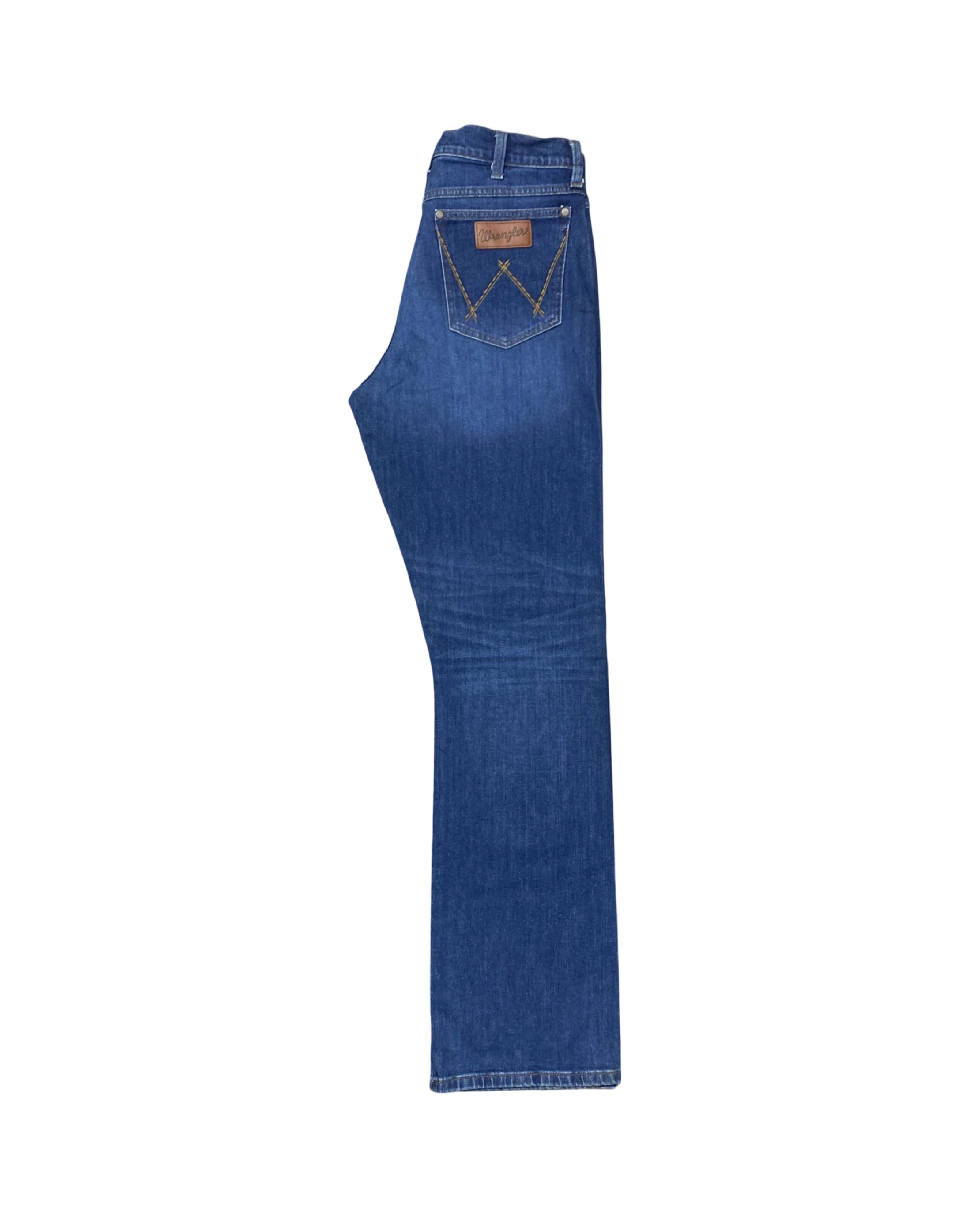 Wrangler Retro Relaxed Boot Jeans – Western Americana Classic | Waist 32” | Length 47.5”
