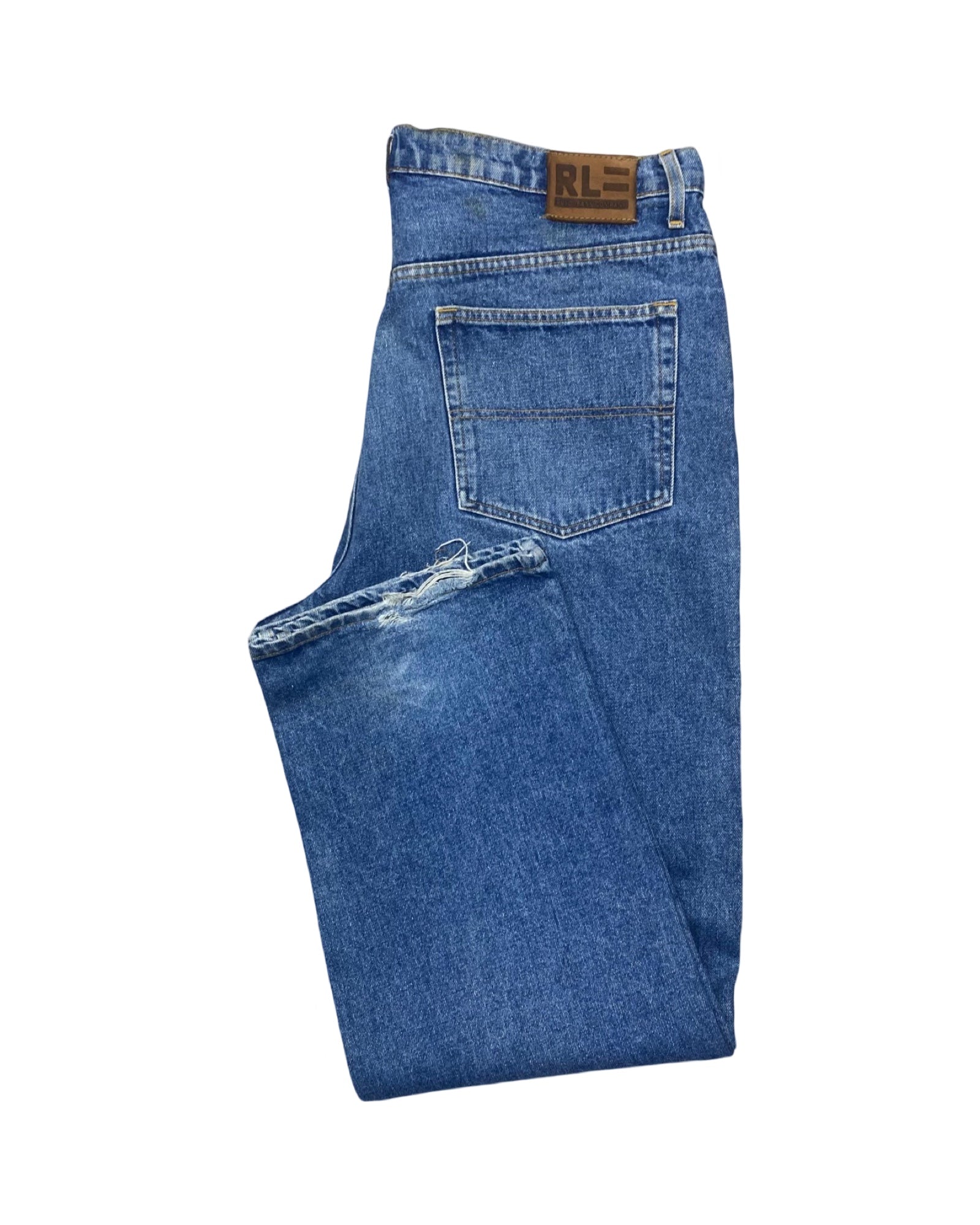 Polo Ralph Lauren Classic Fit Medium Blue Wash Jeans | Waist 40” | Length 45.5”