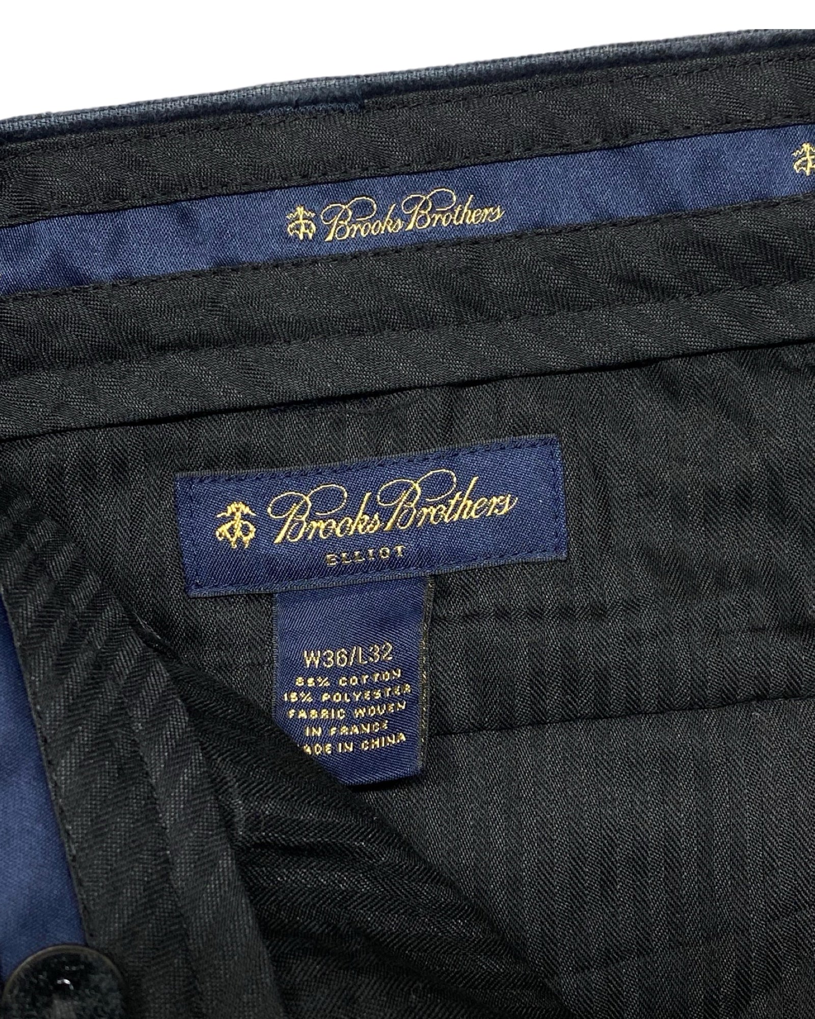 Brooks Brothers Blue Corduroy Pleated Trousers | Waist 36” | Length 44”