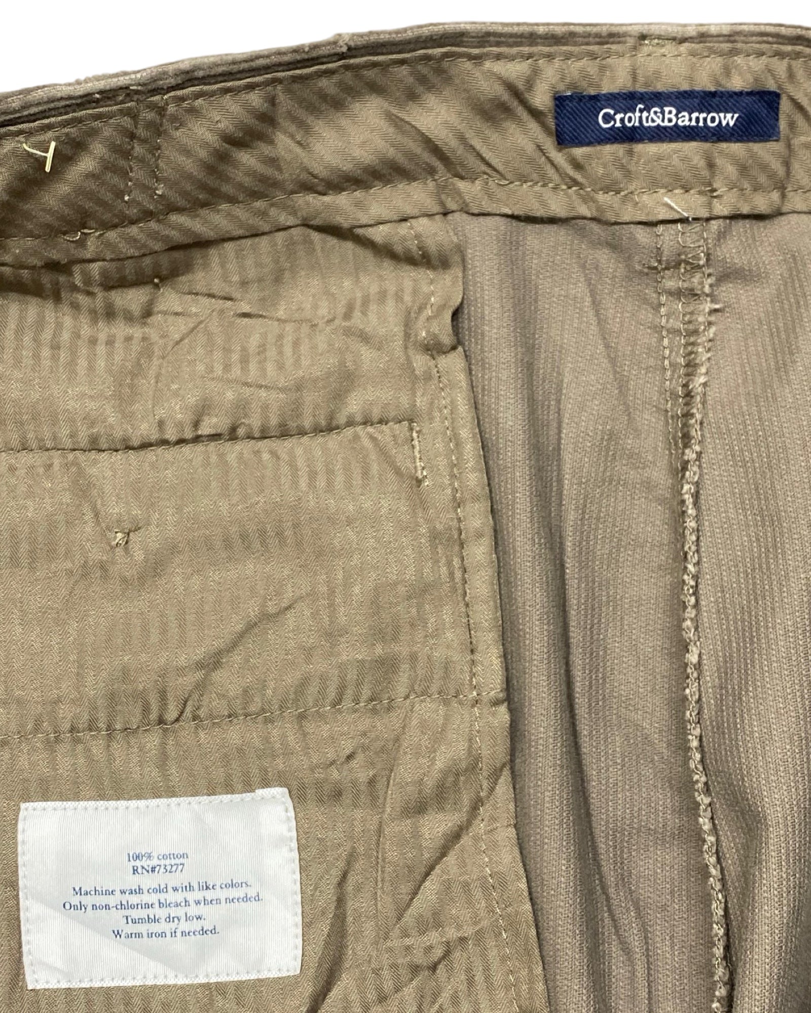 Croft & Barrow Beige Corduroy Pants | Waist 38” | Length 44.5”