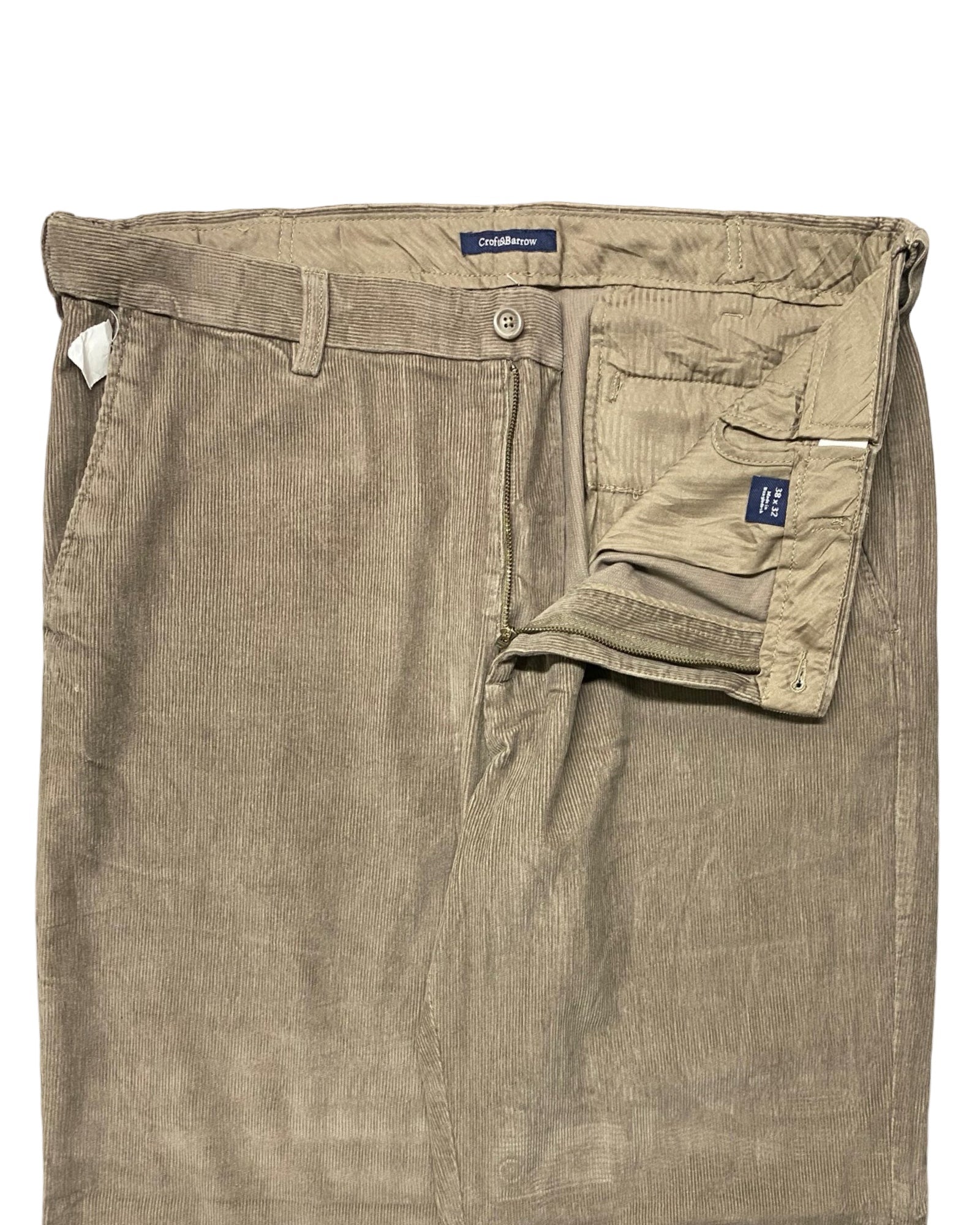Croft & Barrow Beige Corduroy Pants | Waist 38” | Length 44.5”