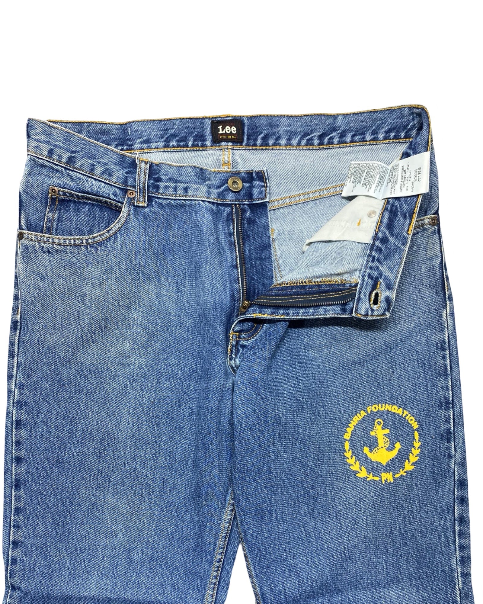 Lee Vintage Blue Straight-Leg Jeans | Waist 34” | Length 41”
