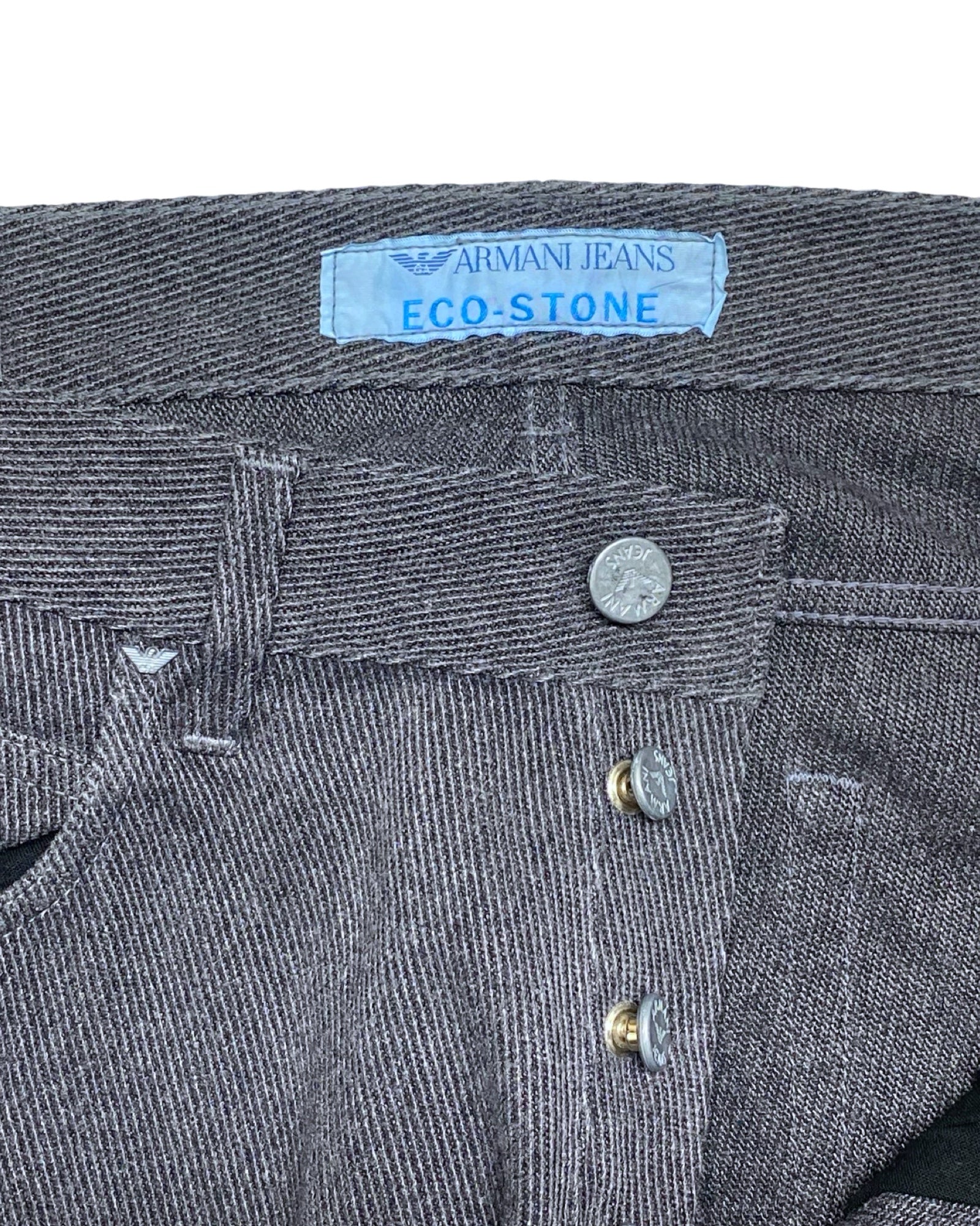Armani Jeans Grey Eco-Stone Denim Jeans | Waist 34” | Length 47.5”