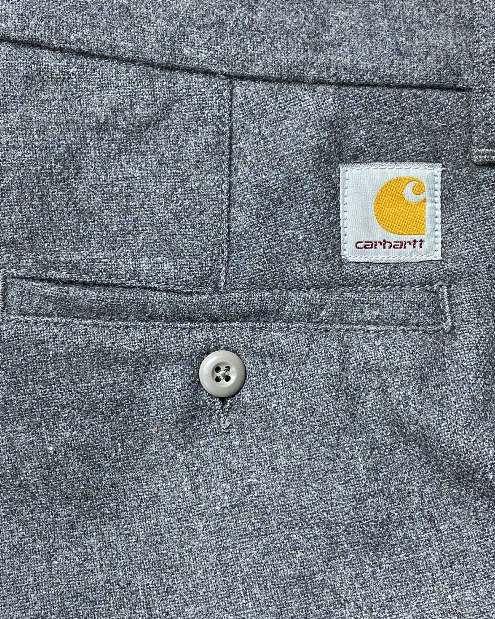 Carhartt Grey Wool Trousers | Waist 34” | Length 41.5”