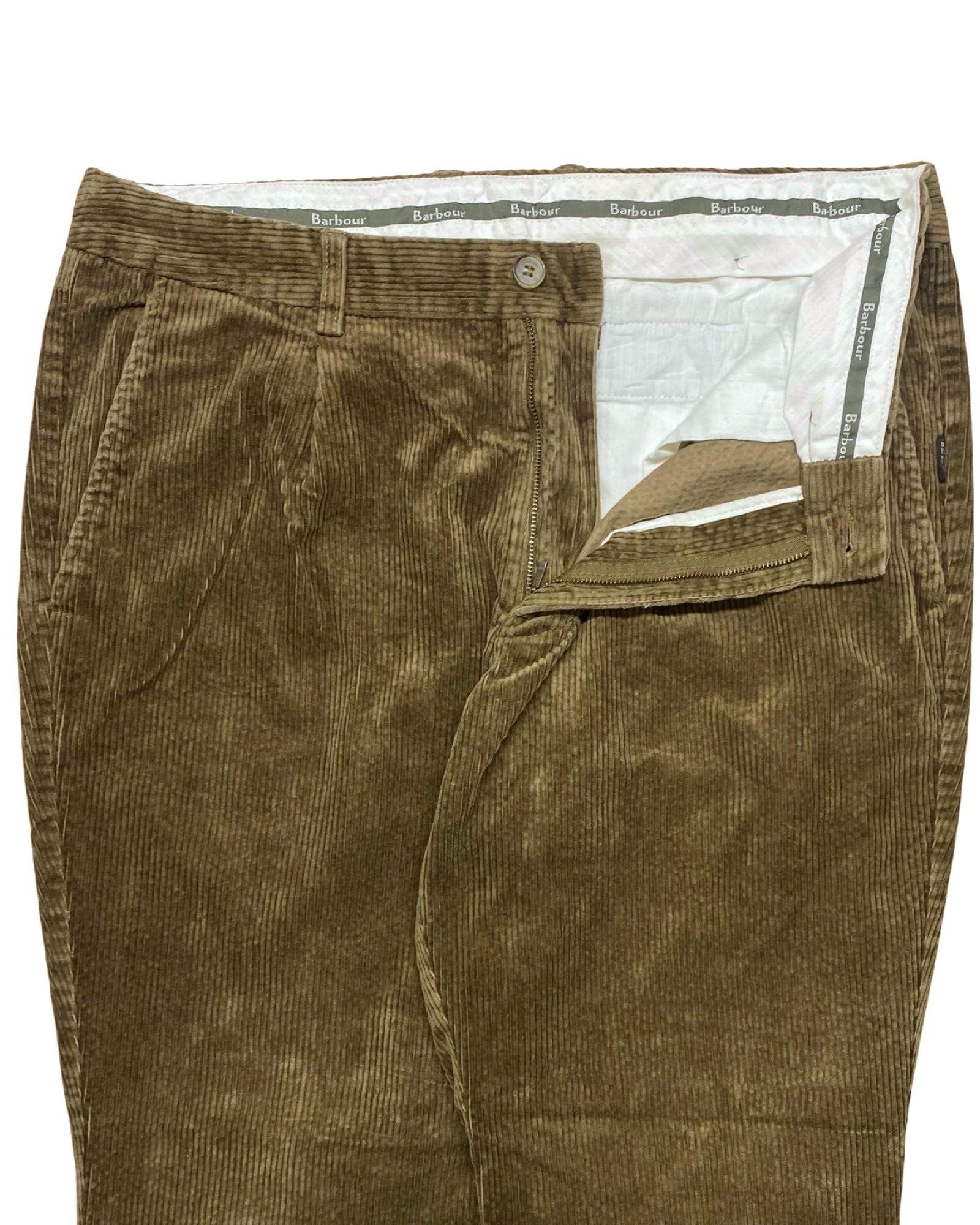 Barbour Brown Mustard Corduroy Pants | Waist 36” | Length 40.5”