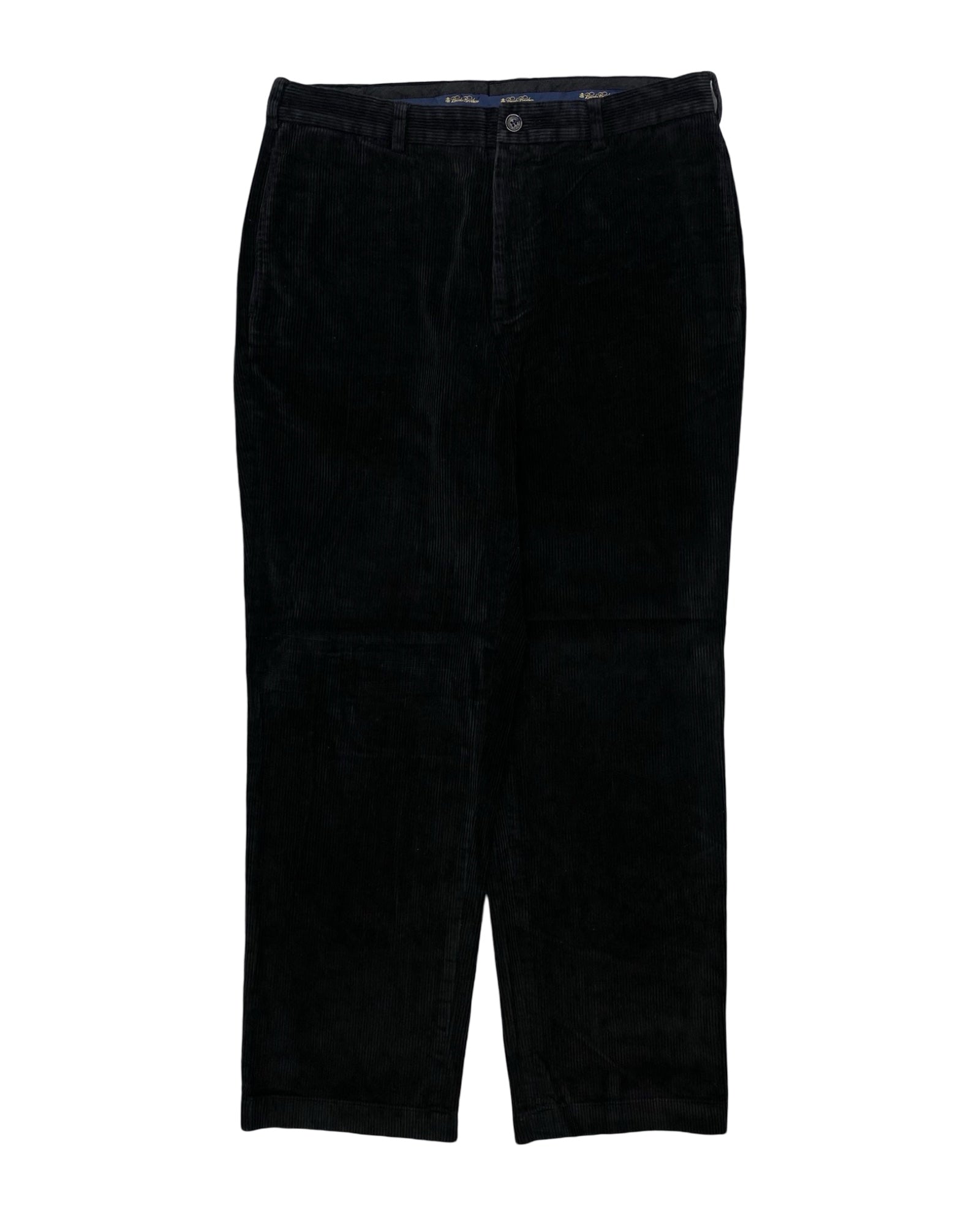 Brooks Brothers Black Corduroy Trousers | Waist 34” | Length 42.5”