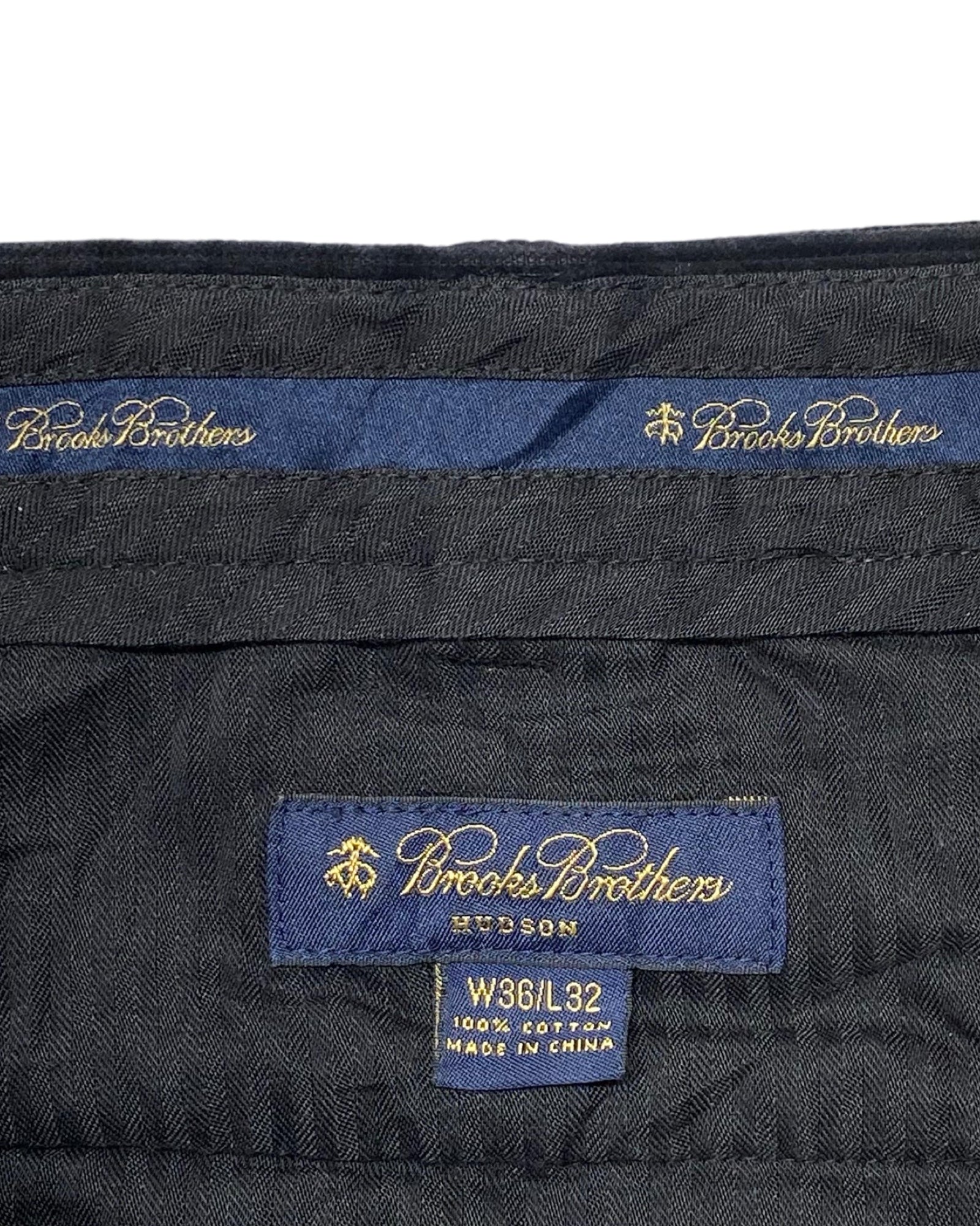 Brooks Brothers Black Corduroy Trousers | Waist 34” | Length 42.5”