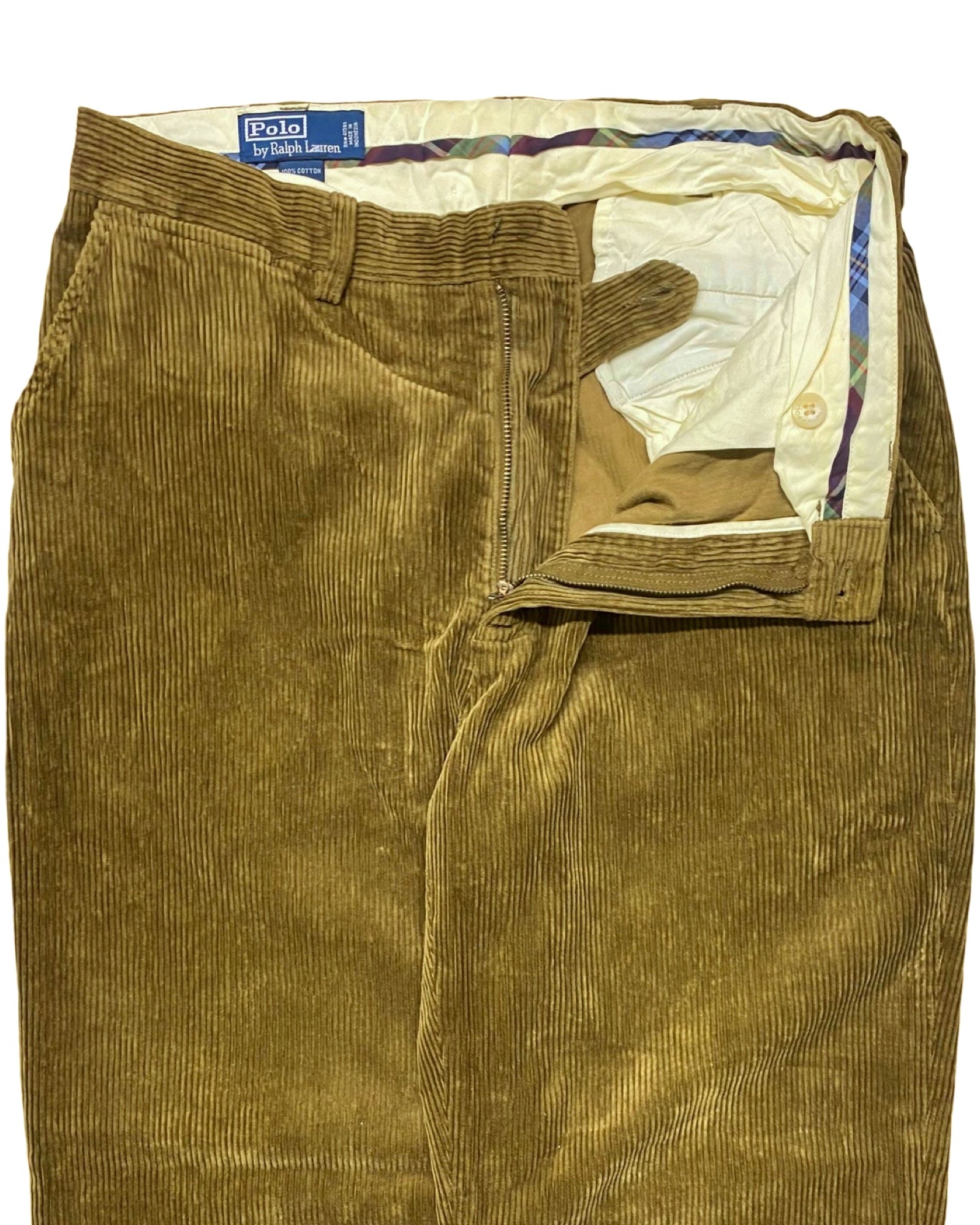 Polo Ralph Lauren Golden Brown Corduroy Trousers | Waist 34” | Length 44.5”