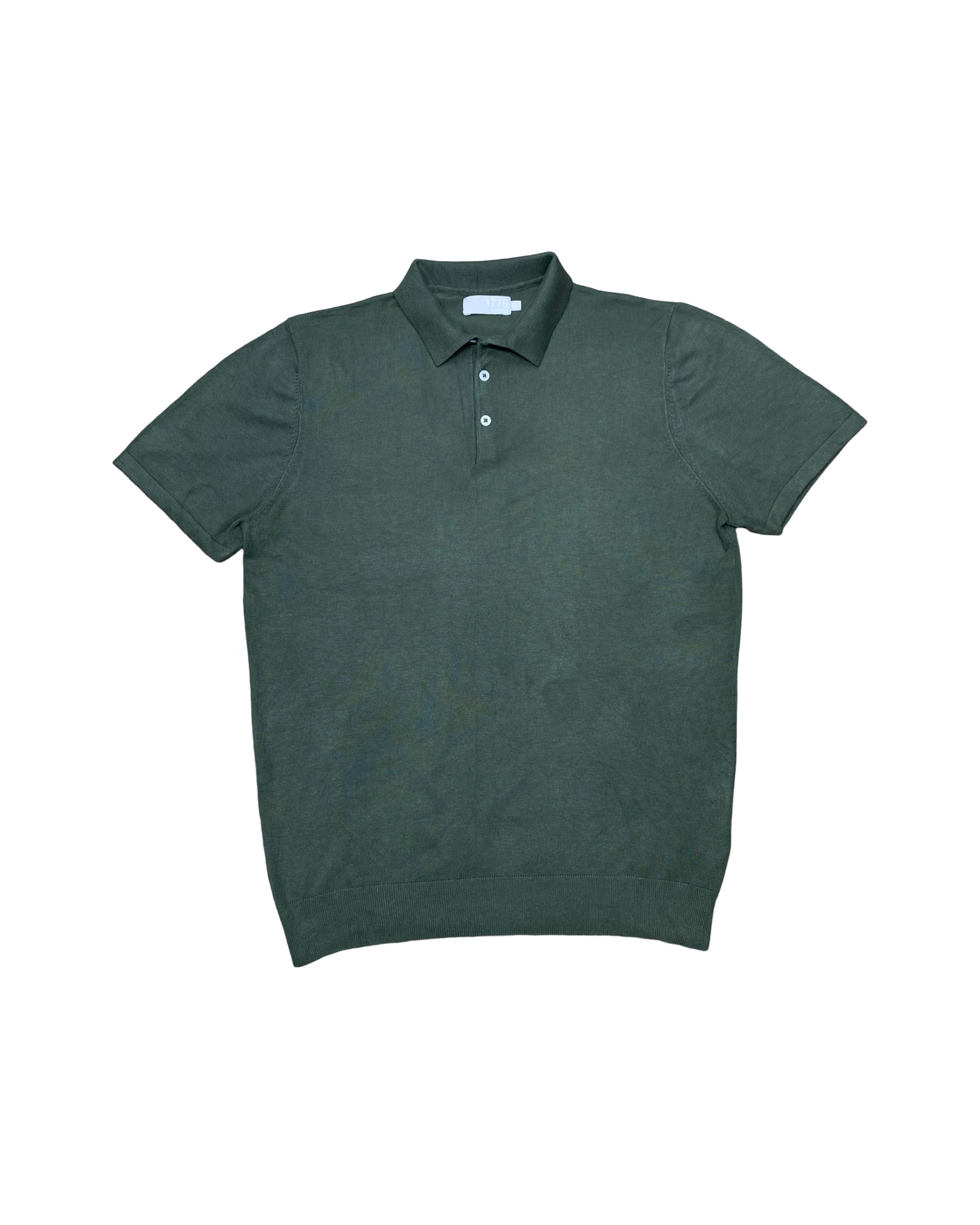 1778 Debenhams Green Polo Shirt | Large | Chest 22”